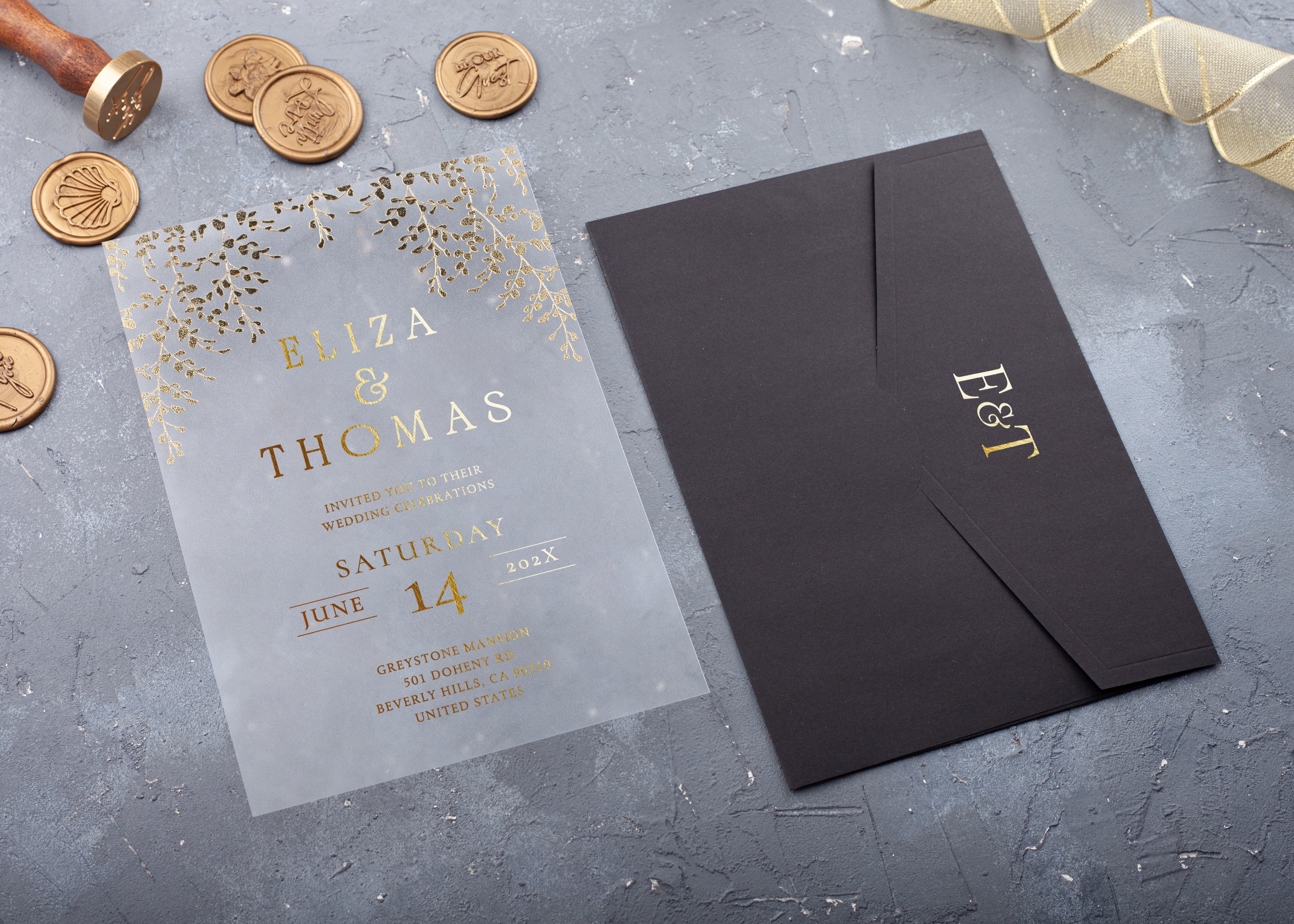 9214 Wedding Invitation by World of Wedding Co..