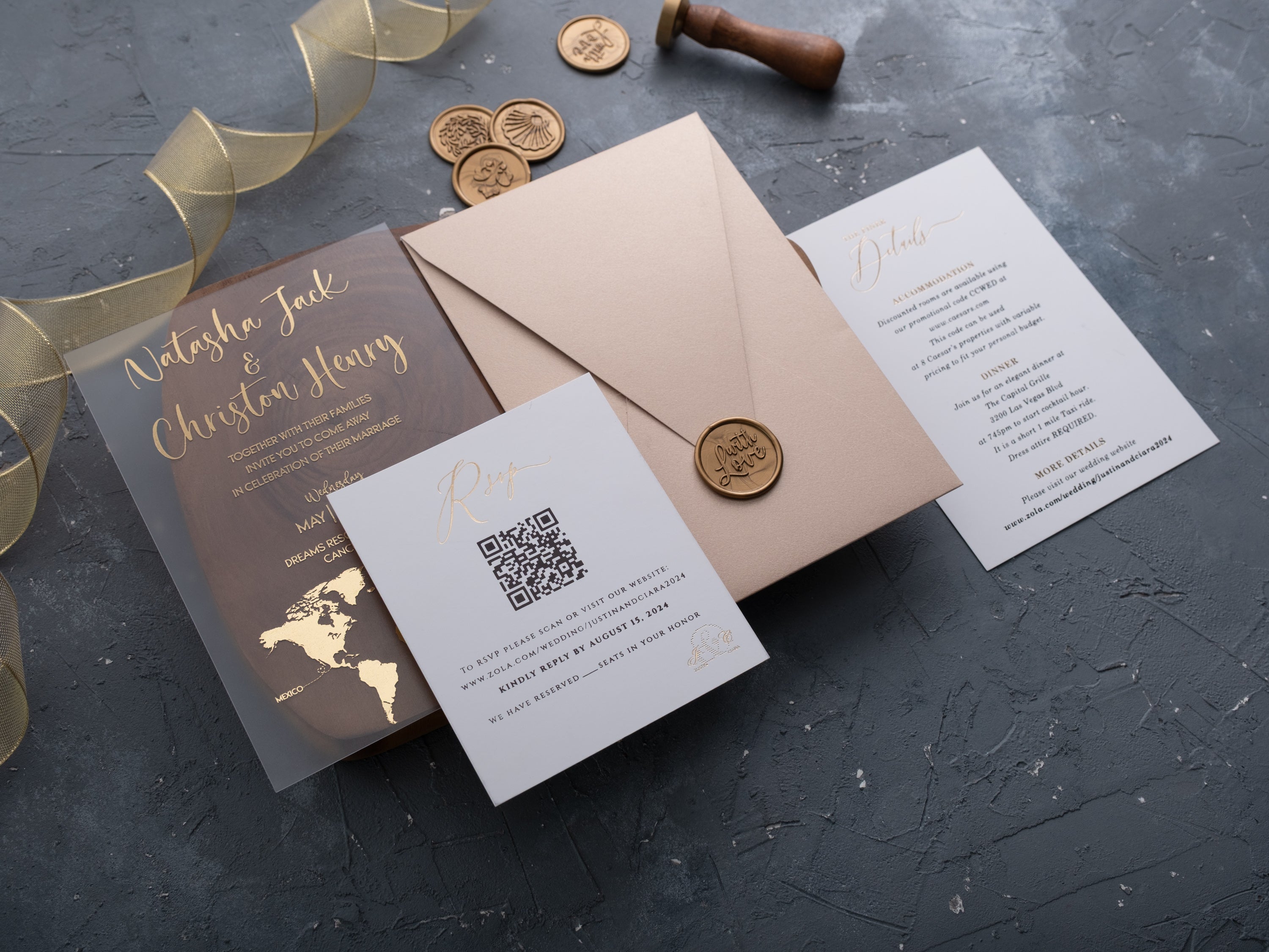 HP1411 Wedding Invitation by World of Wedding Co..