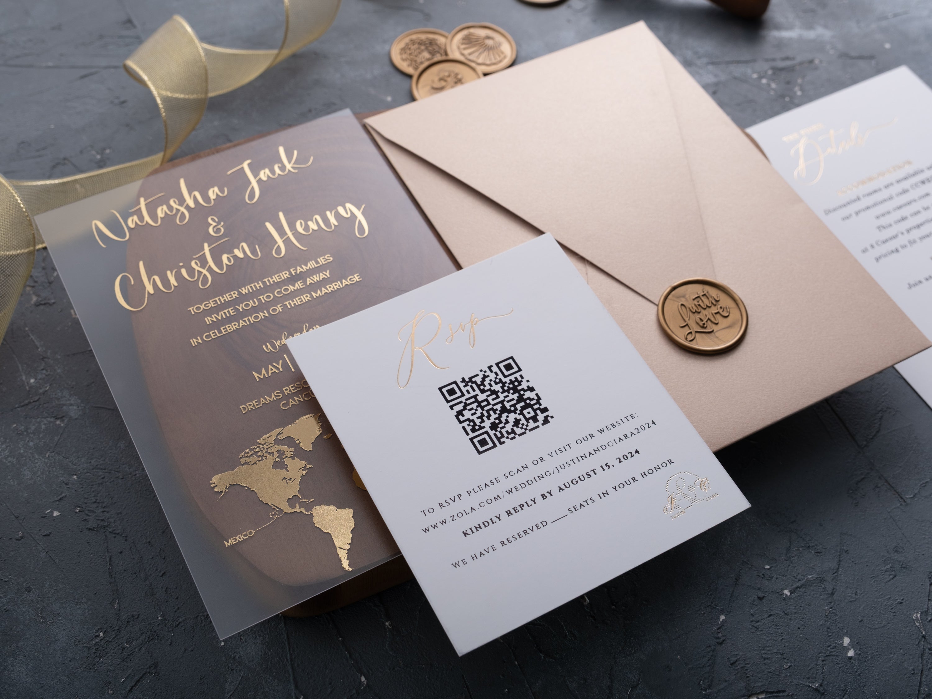 HP1411 Wedding Invitation by World of Wedding Co..