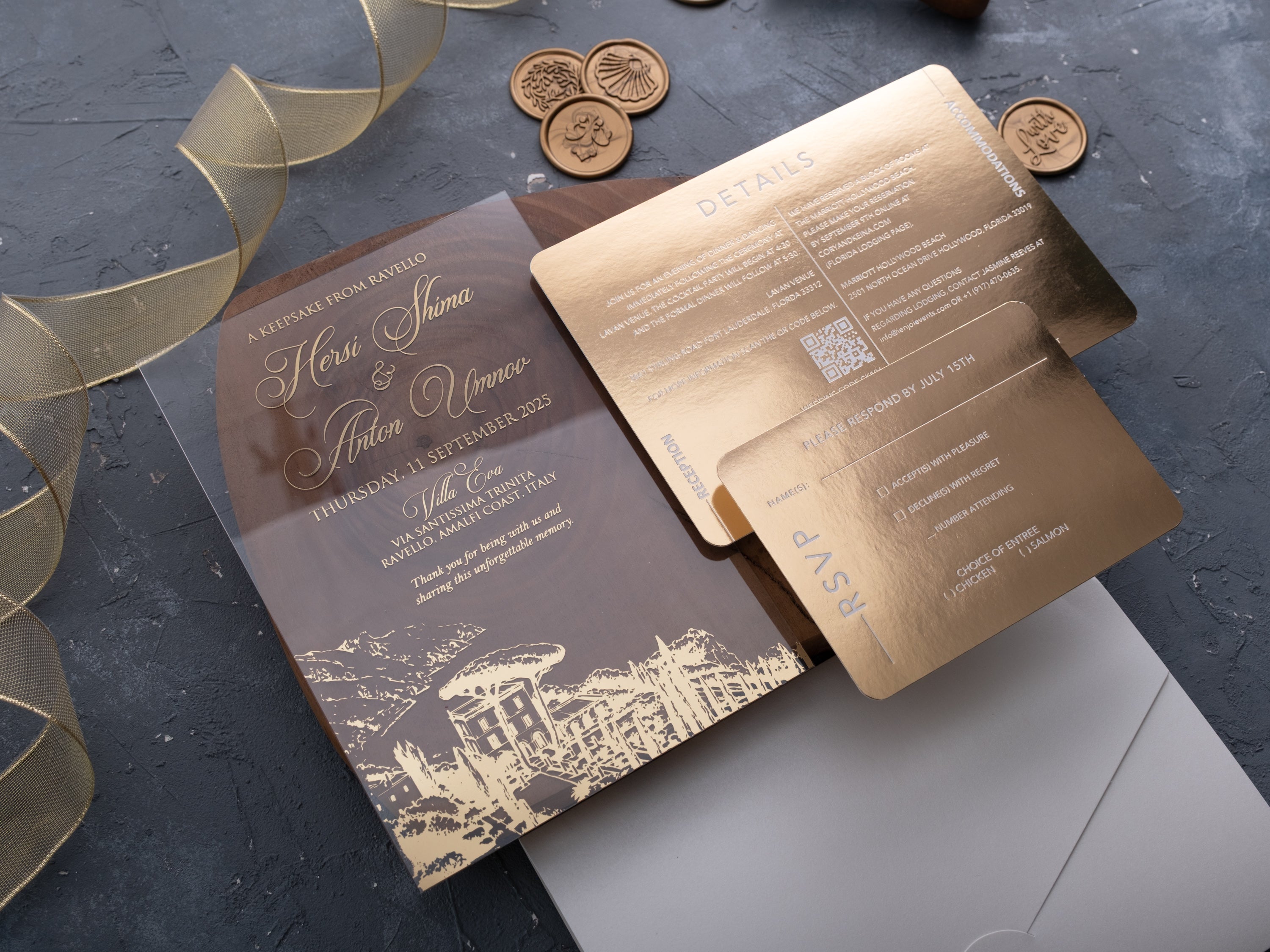 HP1316 Wedding Invitation by World of Wedding Co..