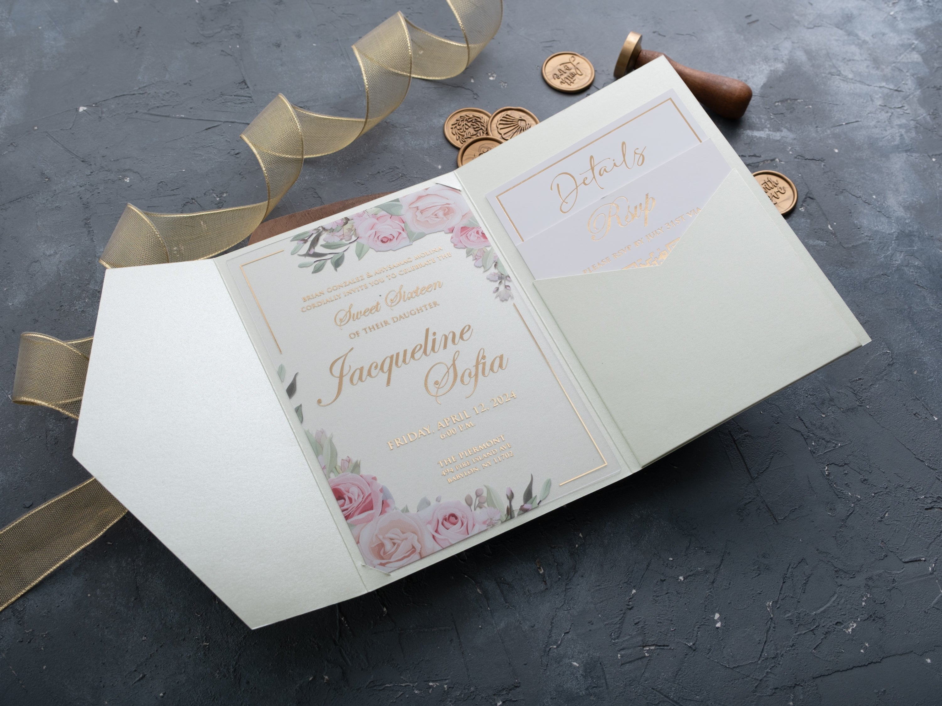 HP1323 Wedding Invitation by World of Wedding Co..