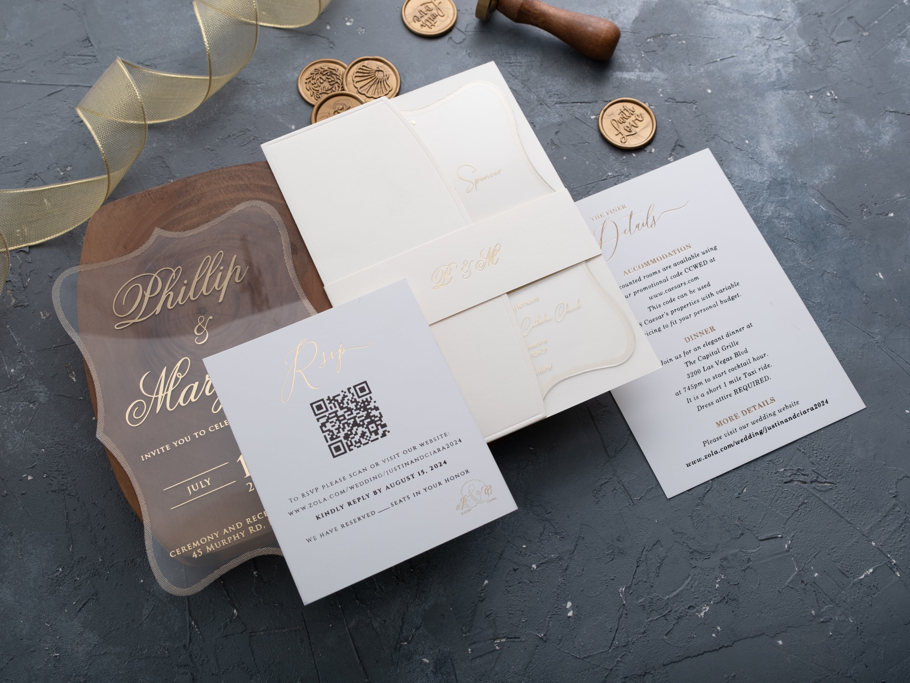HP1511 Wedding Invitation by World of Wedding Co..