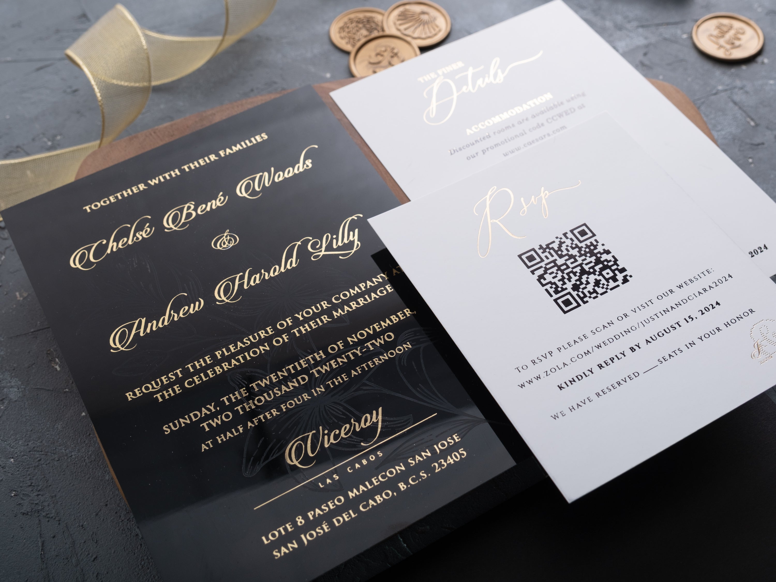 HP1324 Wedding Invitation by World of Wedding Co..