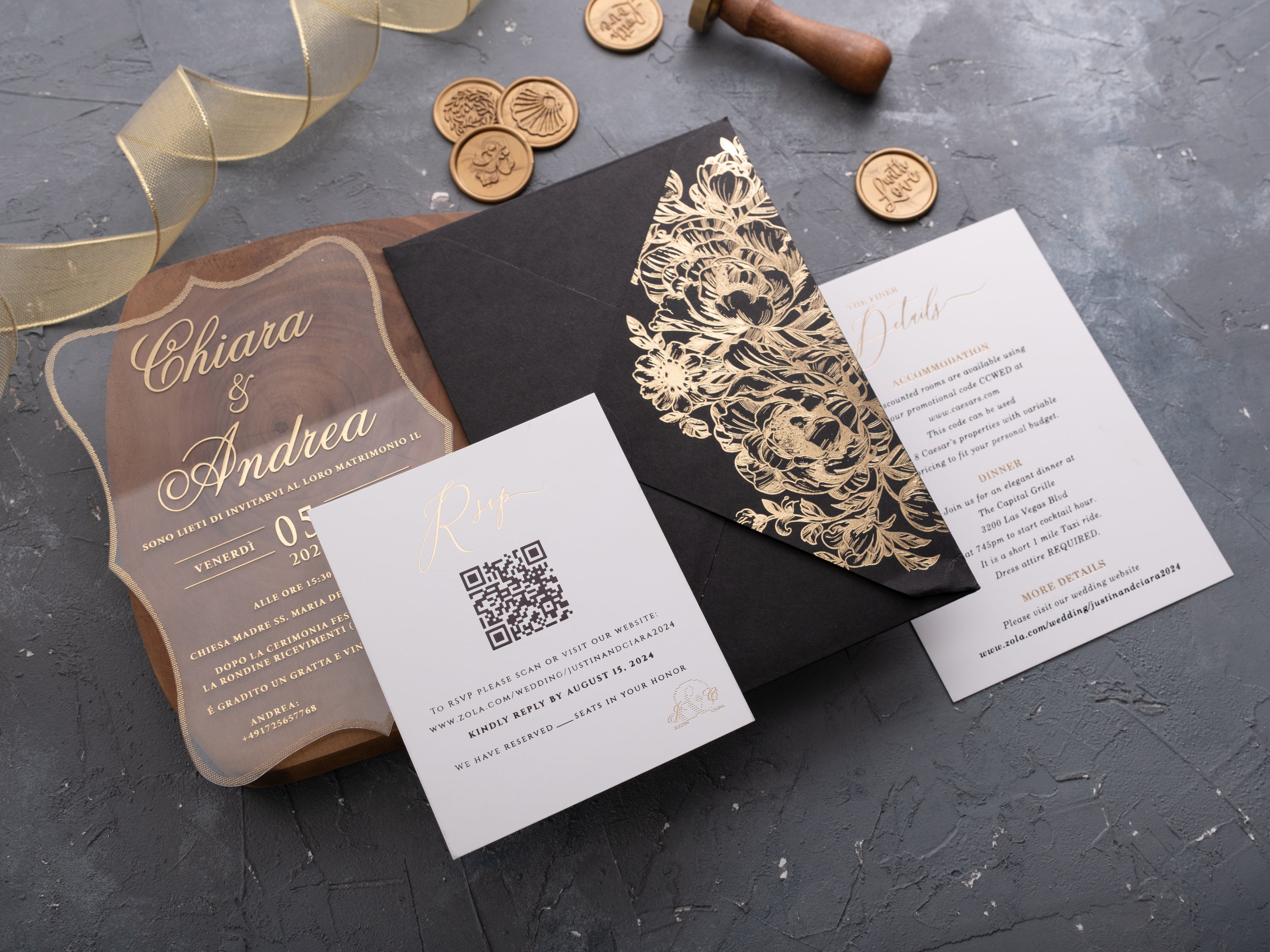 HP1412 Wedding Invitation by World of Wedding Co..