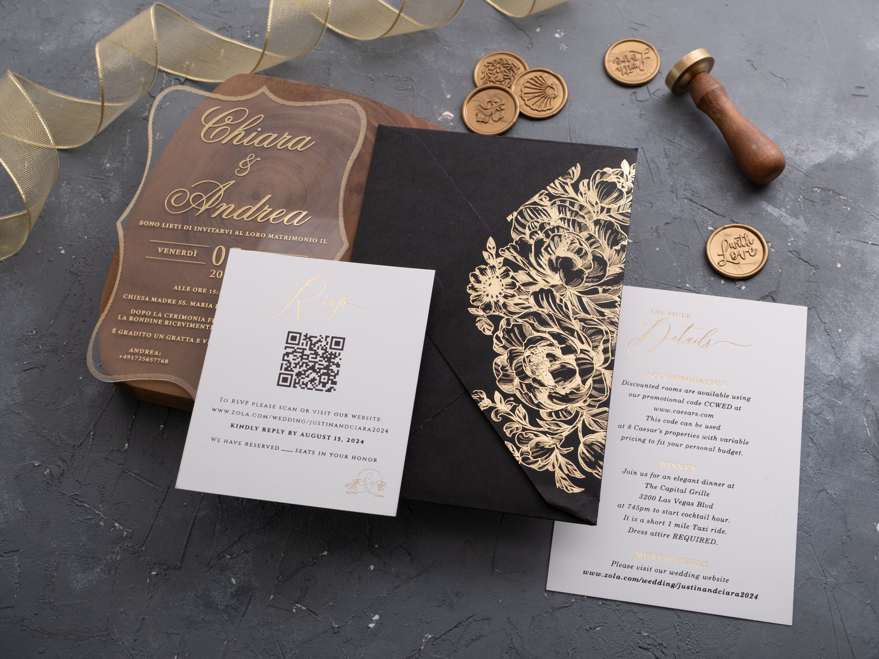 HP1412 Wedding Invitation by World of Wedding Co..
