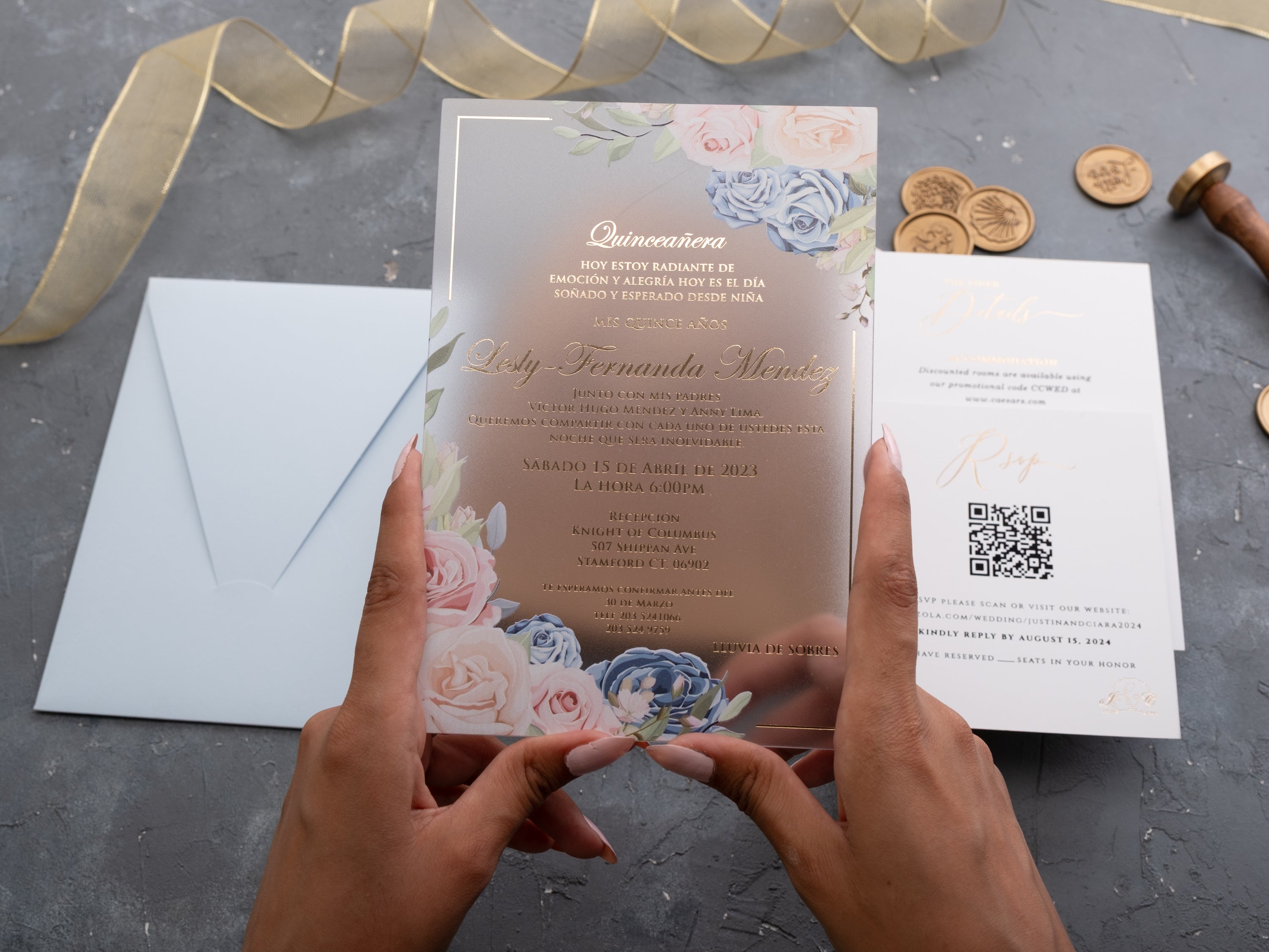 HP1418 Wedding Invitation by World of Wedding Co..