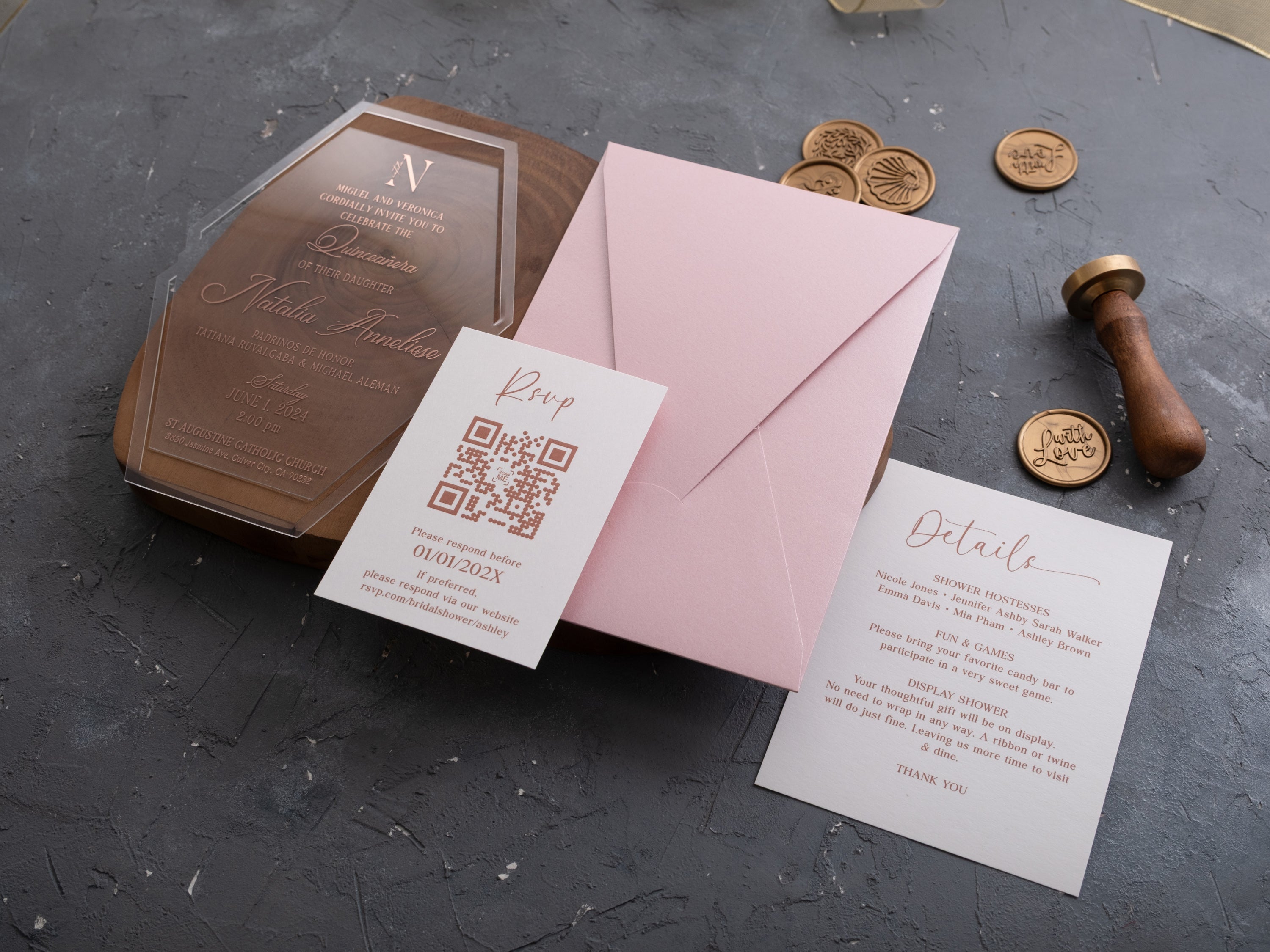 HP1413 Wedding Invitation by World of Wedding Co..