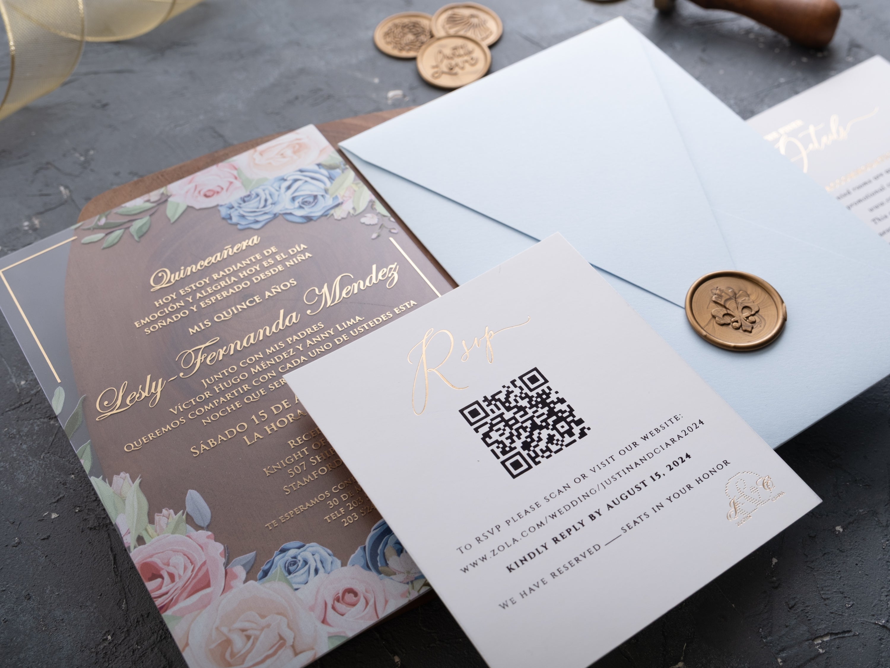 HP1418 Wedding Invitation by World of Wedding Co..