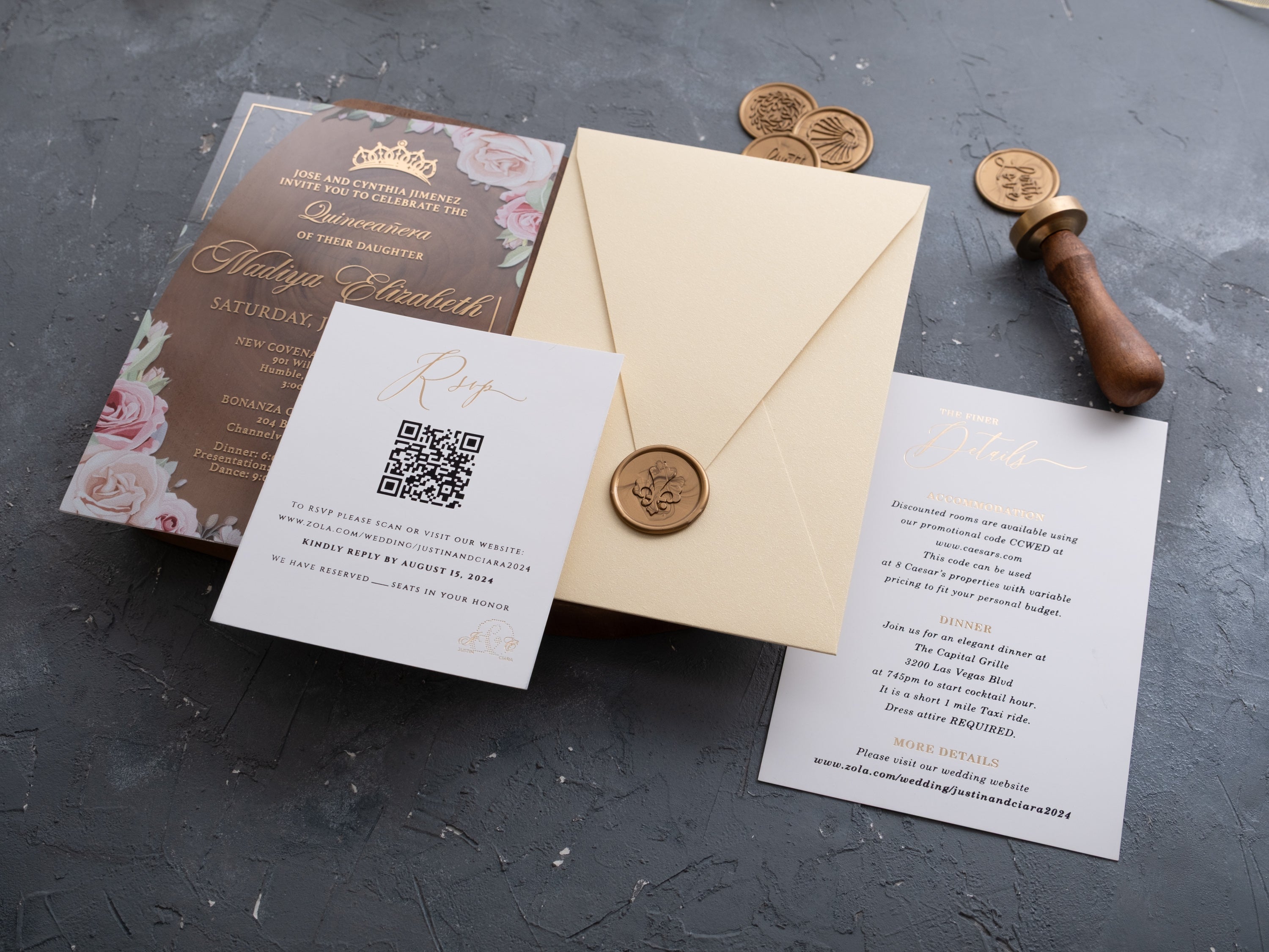 HP1420 Wedding Invitation by World of Wedding Co..