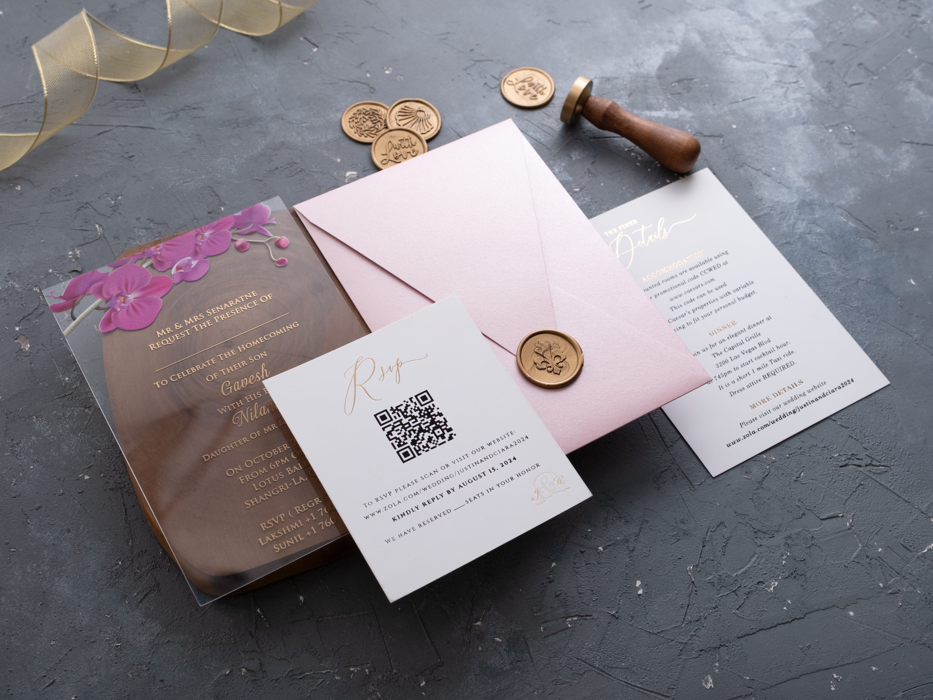 HP1421 Wedding Invitation by World of Wedding Co..
