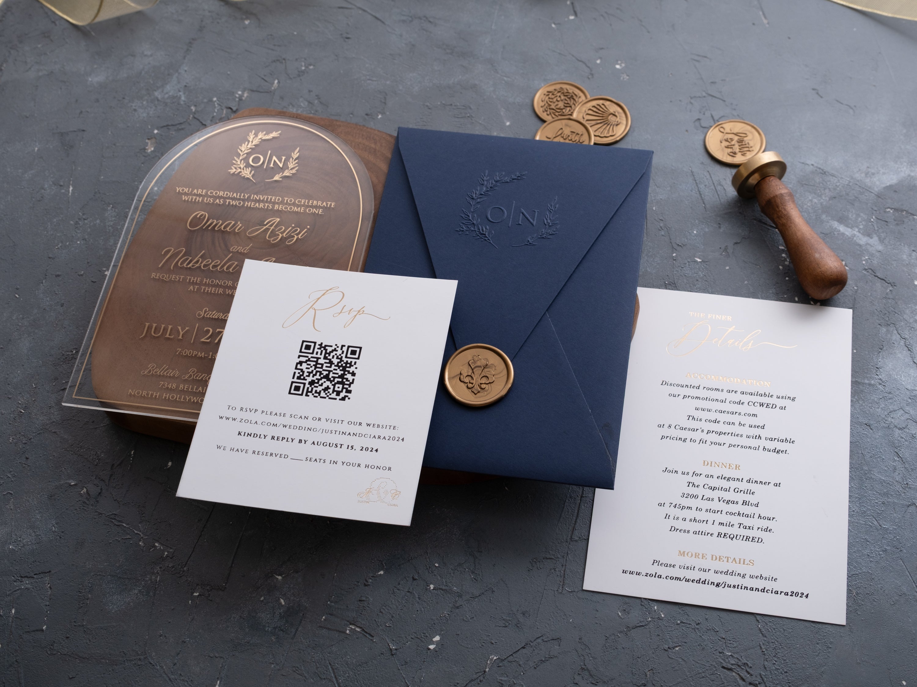 HP1424 Wedding Invitation by World of Wedding Co..