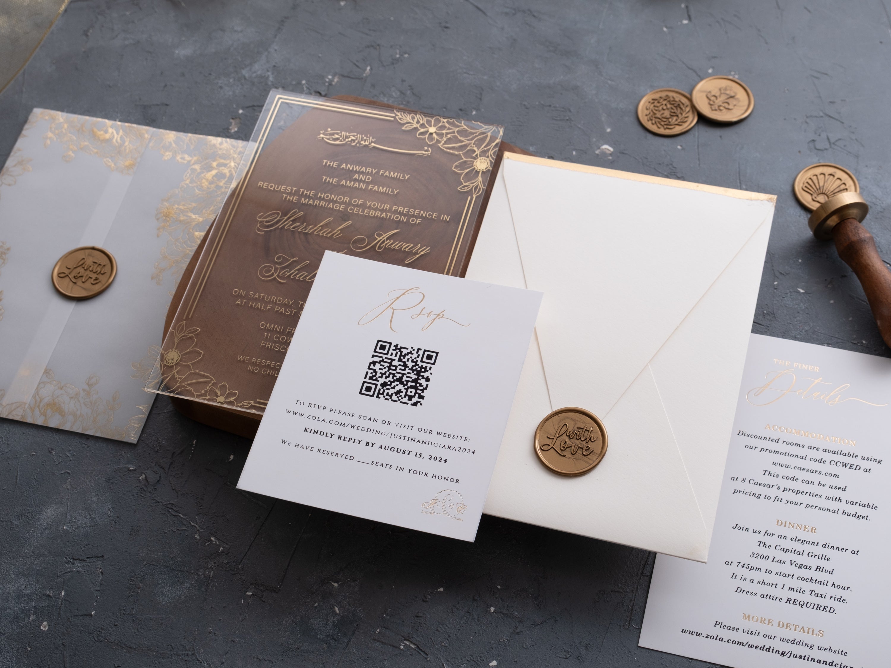 HP1431 Wedding Invitation by World of Wedding Co..
