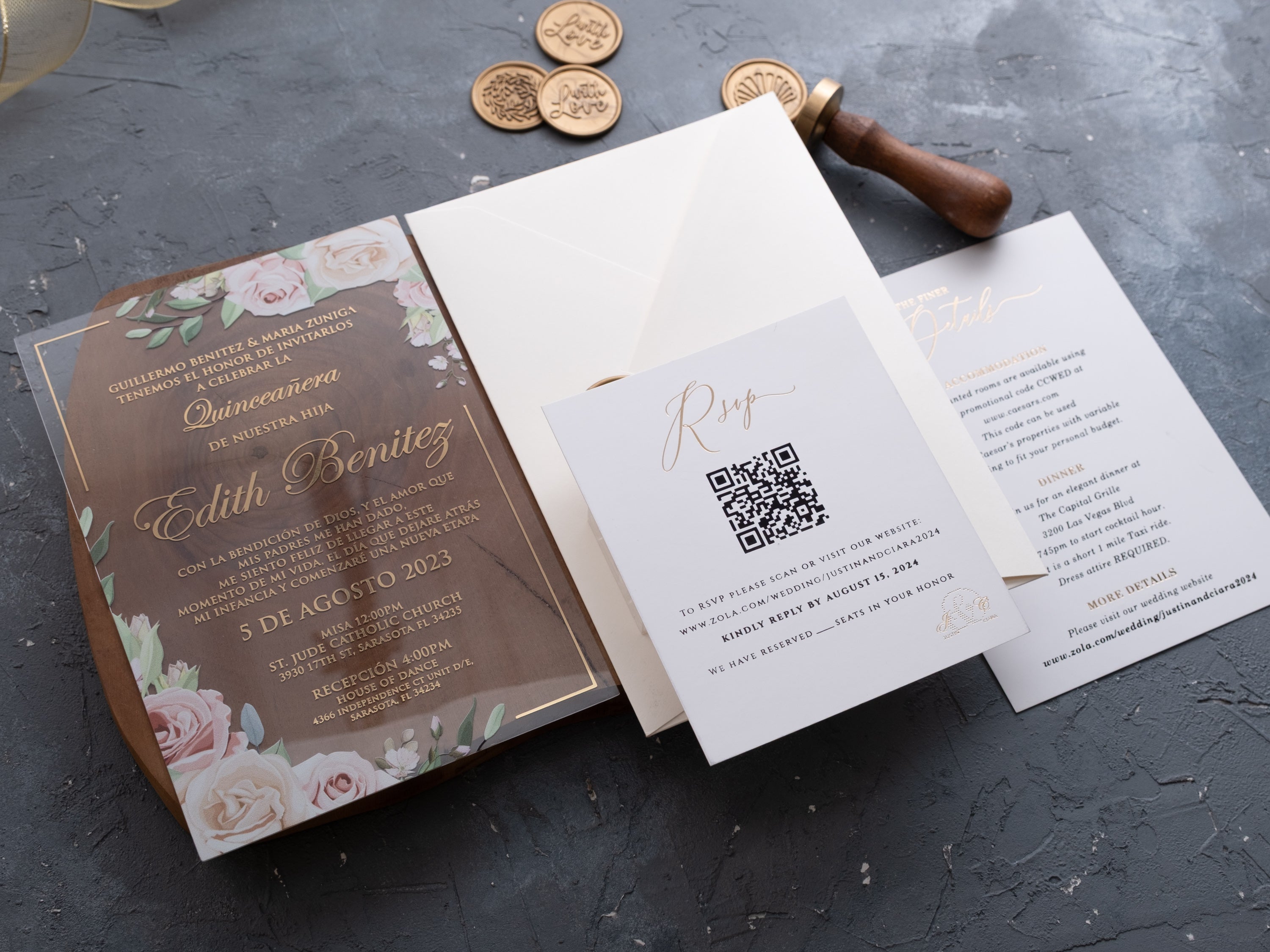 HP1432 Wedding Invitation by World of Wedding Co..