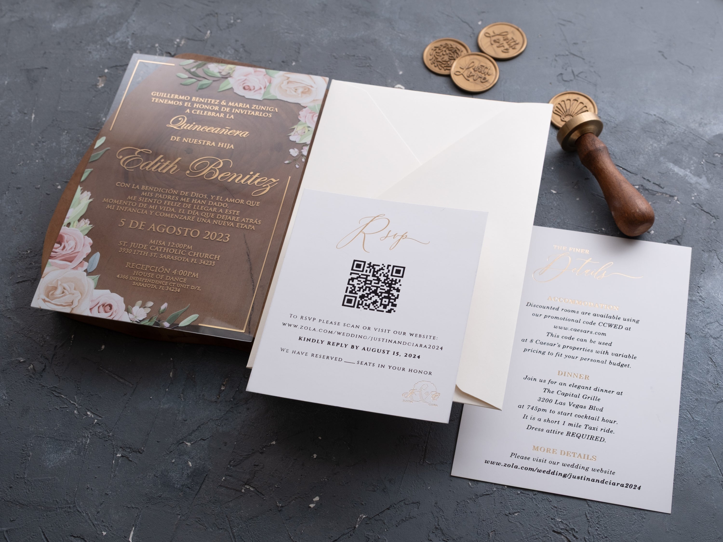 HP1432 Wedding Invitation by World of Wedding Co..