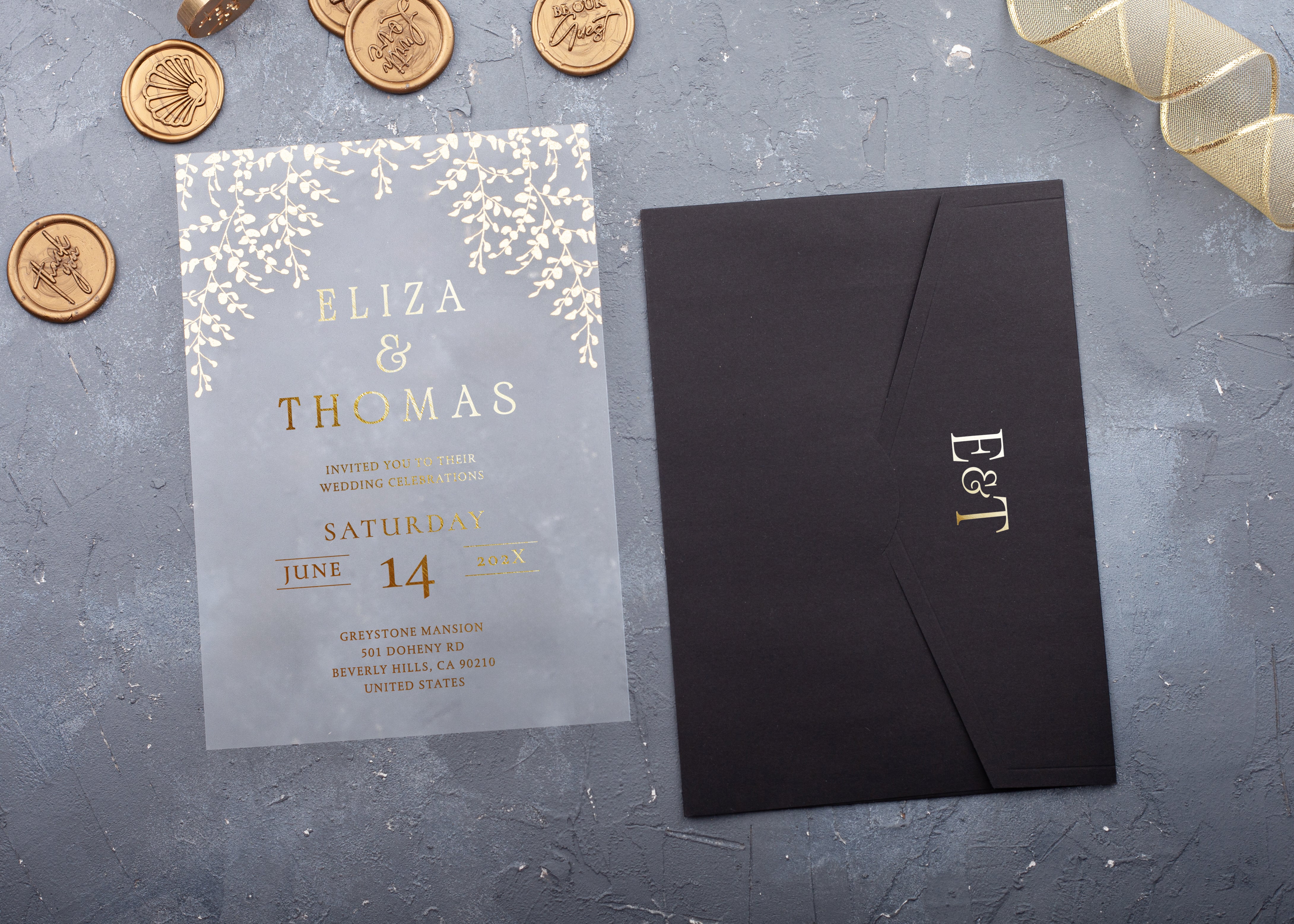 9214 Wedding Invitation by World of Wedding Co..