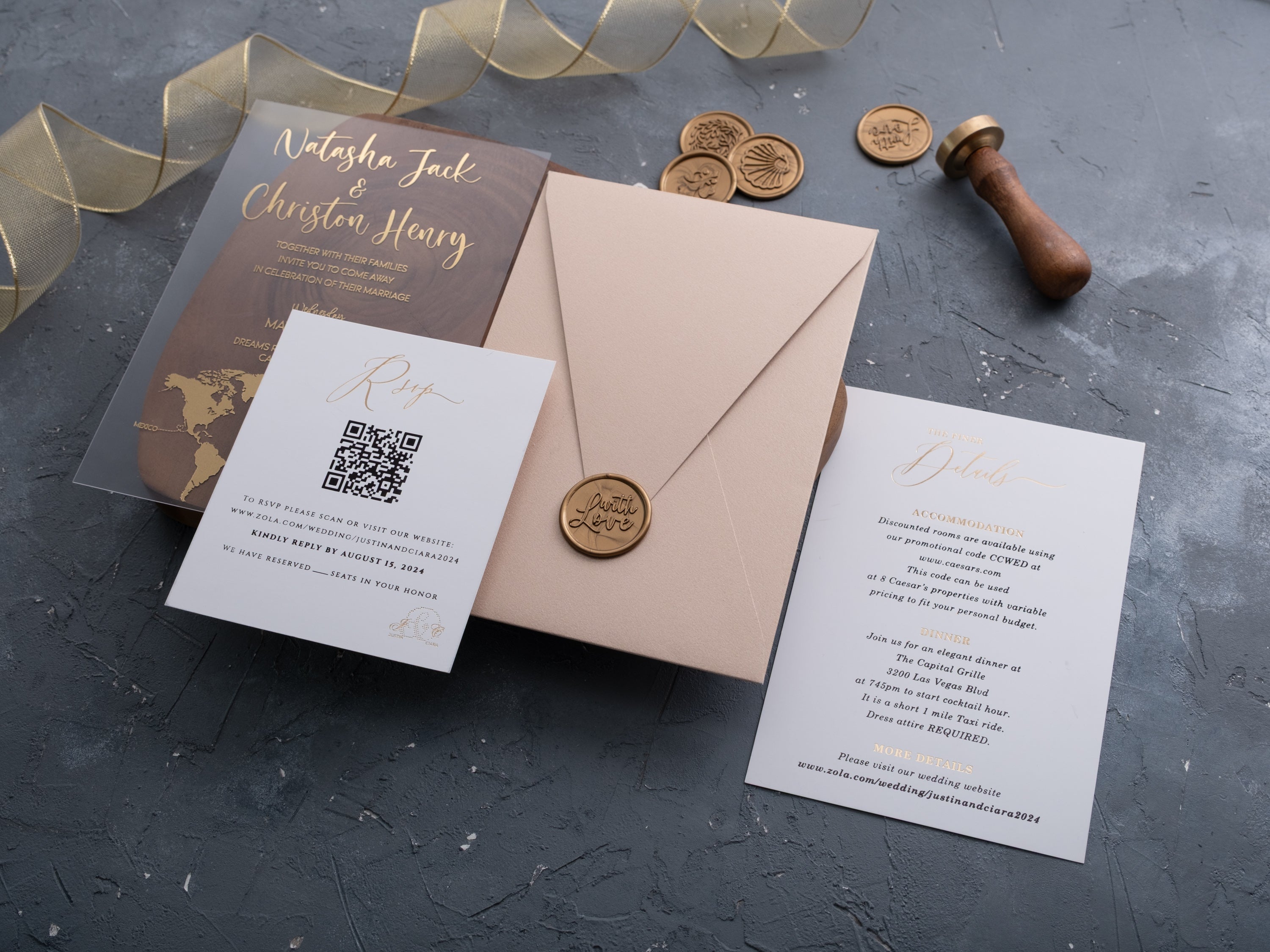 HP1411 Wedding Invitation by World of Wedding Co..