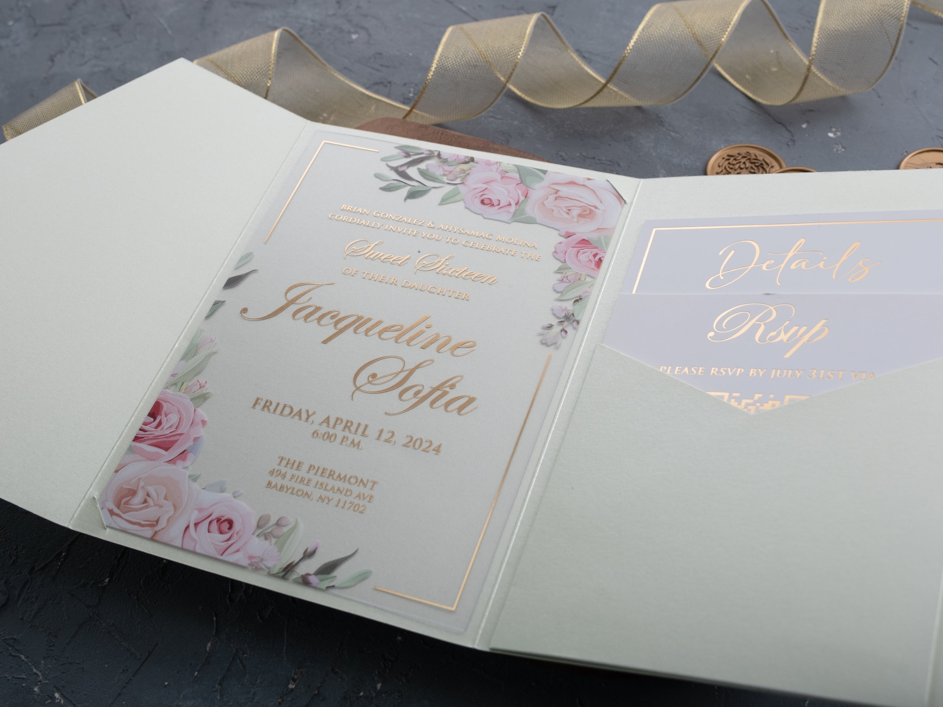 HP1323 Wedding Invitation by World of Wedding Co..