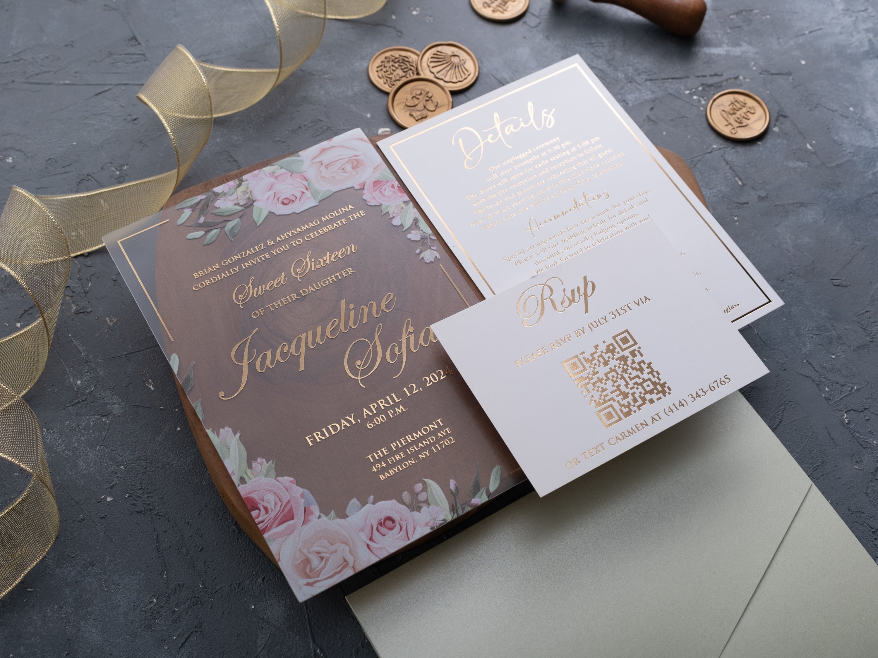 HP1323 Wedding Invitation by World of Wedding Co..