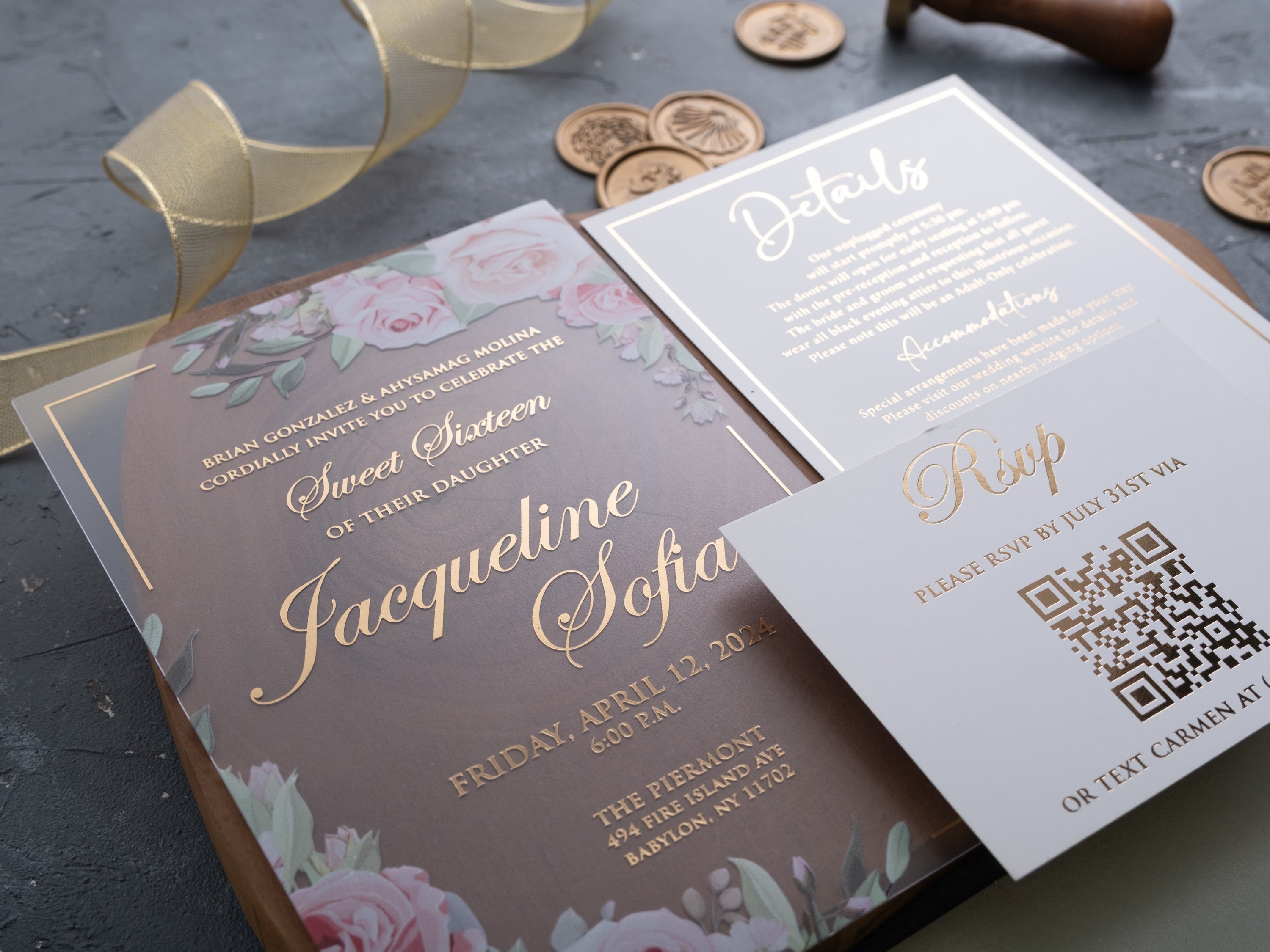 HP1323 Wedding Invitation by World of Wedding Co..