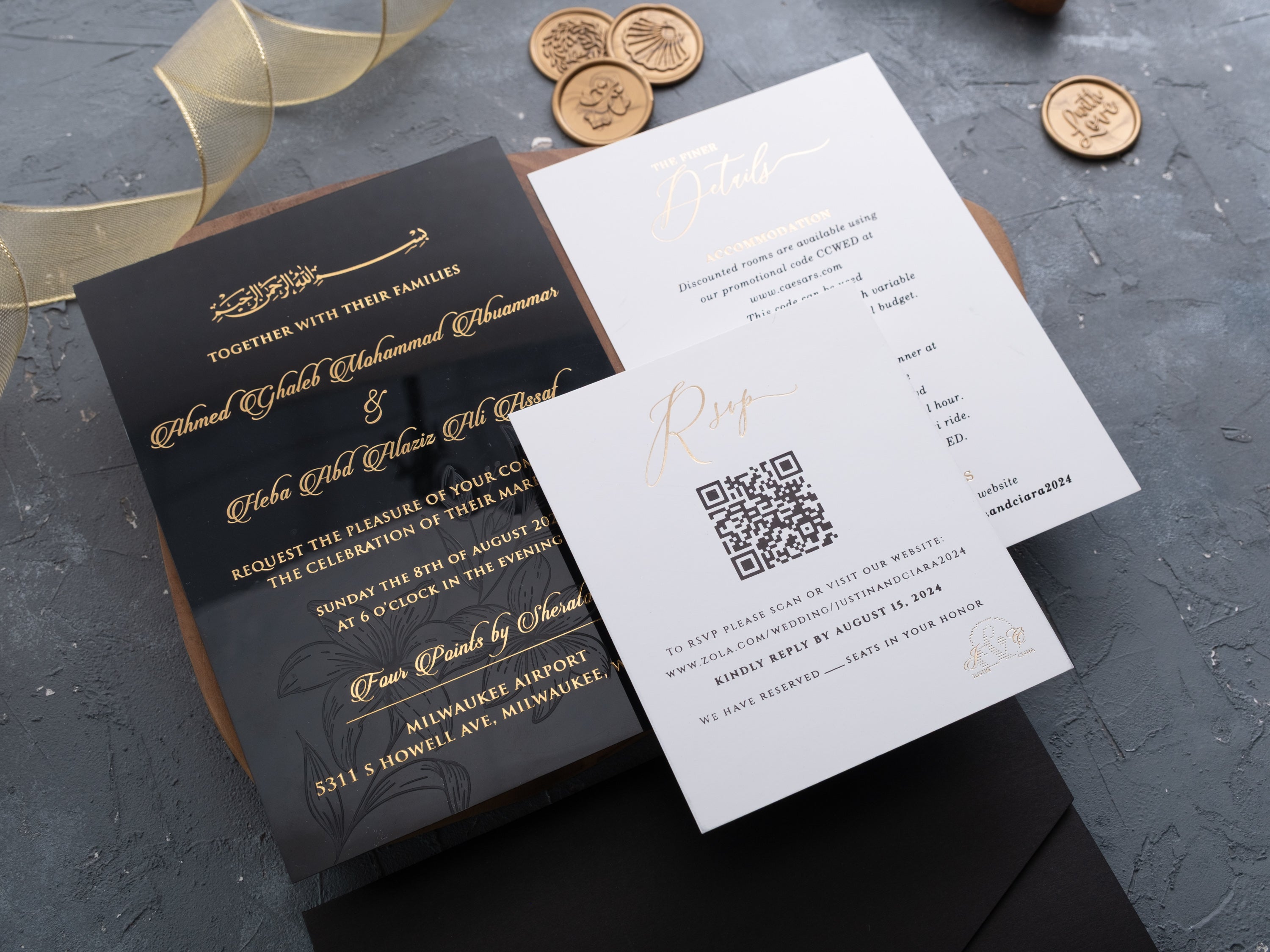 HP1312 Wedding Invitation by World of Wedding Co..