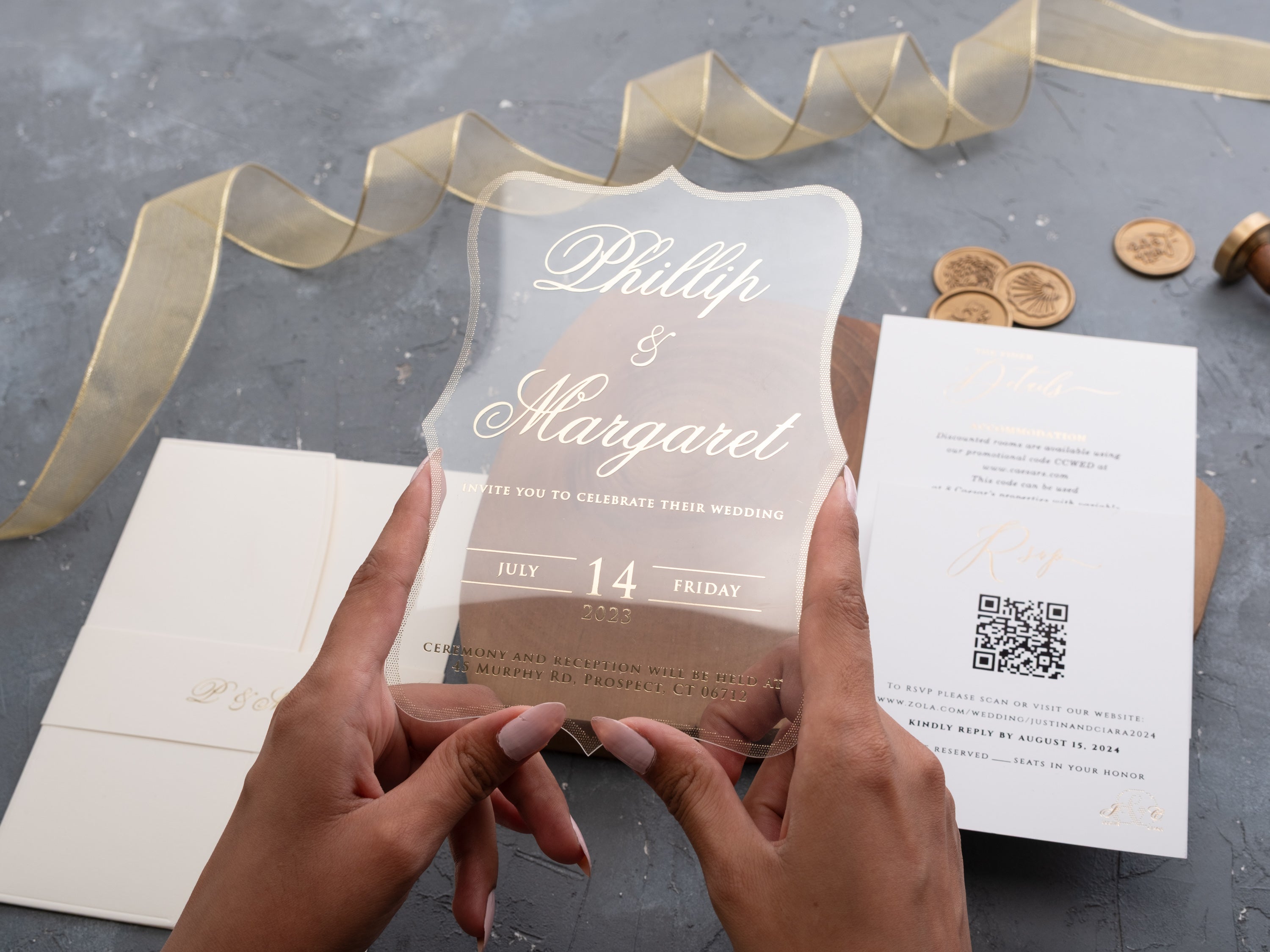HP1511 Wedding Invitation by World of Wedding Co..