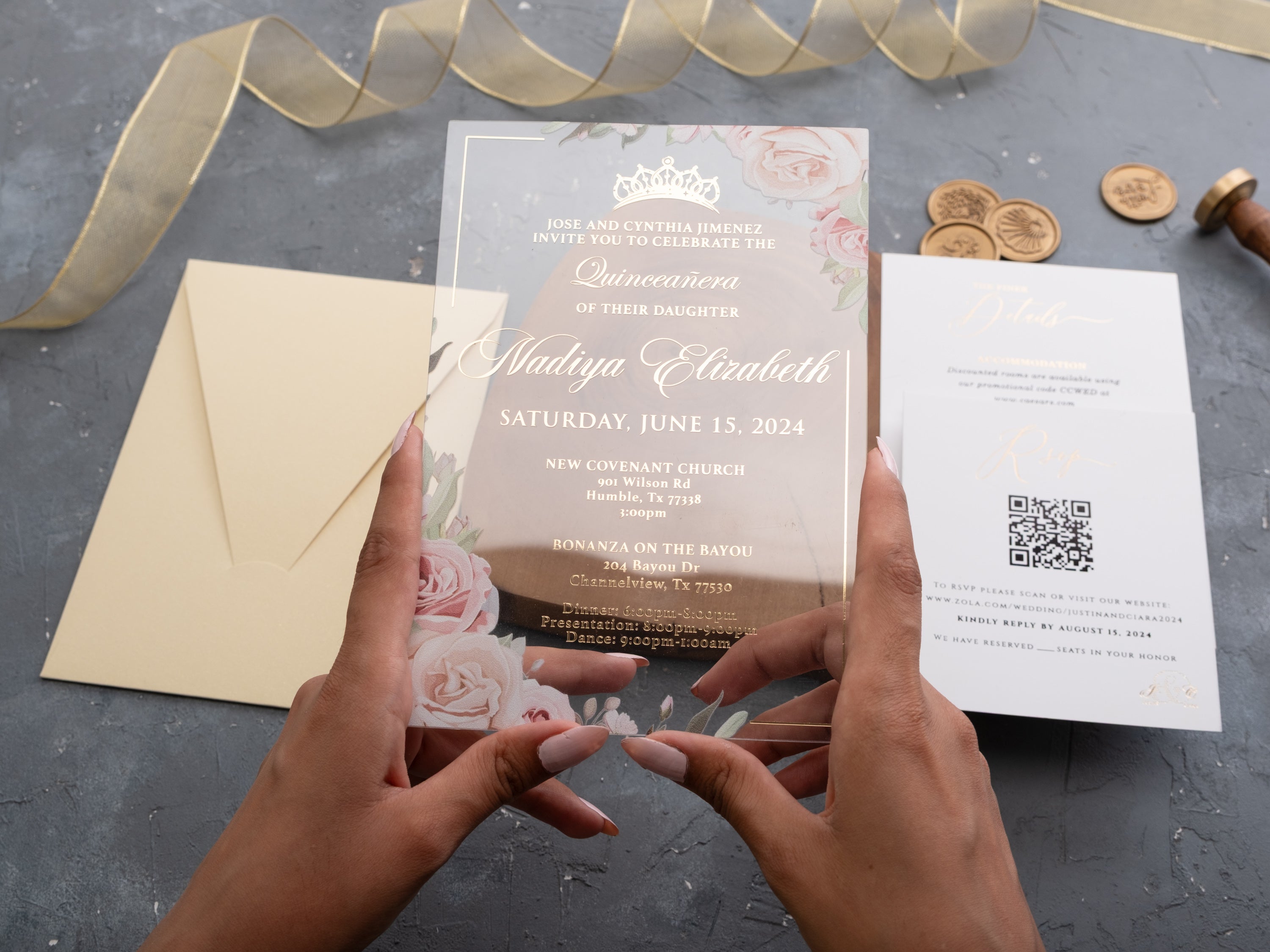 HP1420 Wedding Invitation by World of Wedding Co..