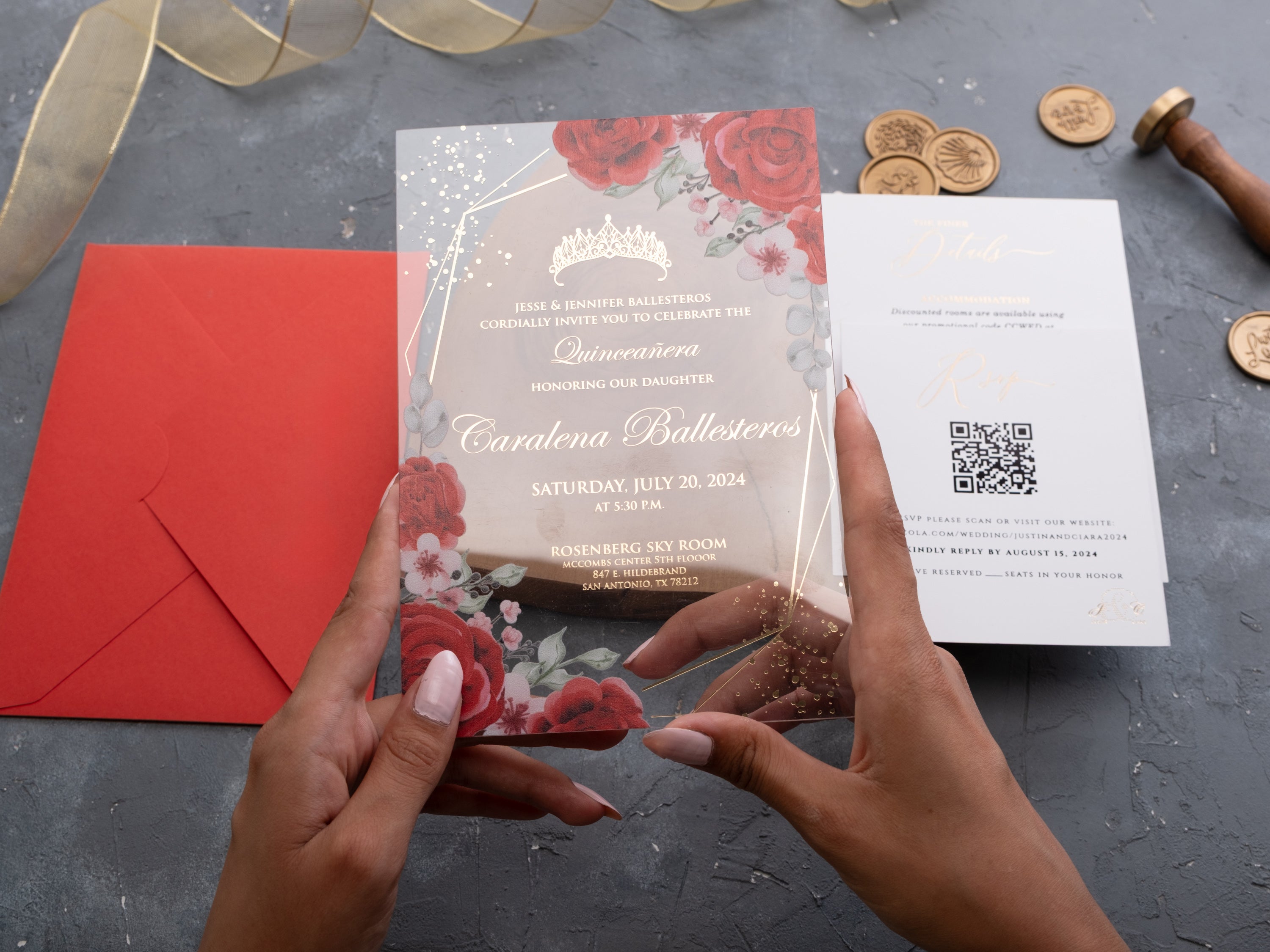 HP1414 Wedding Invitation by World of Wedding Co..