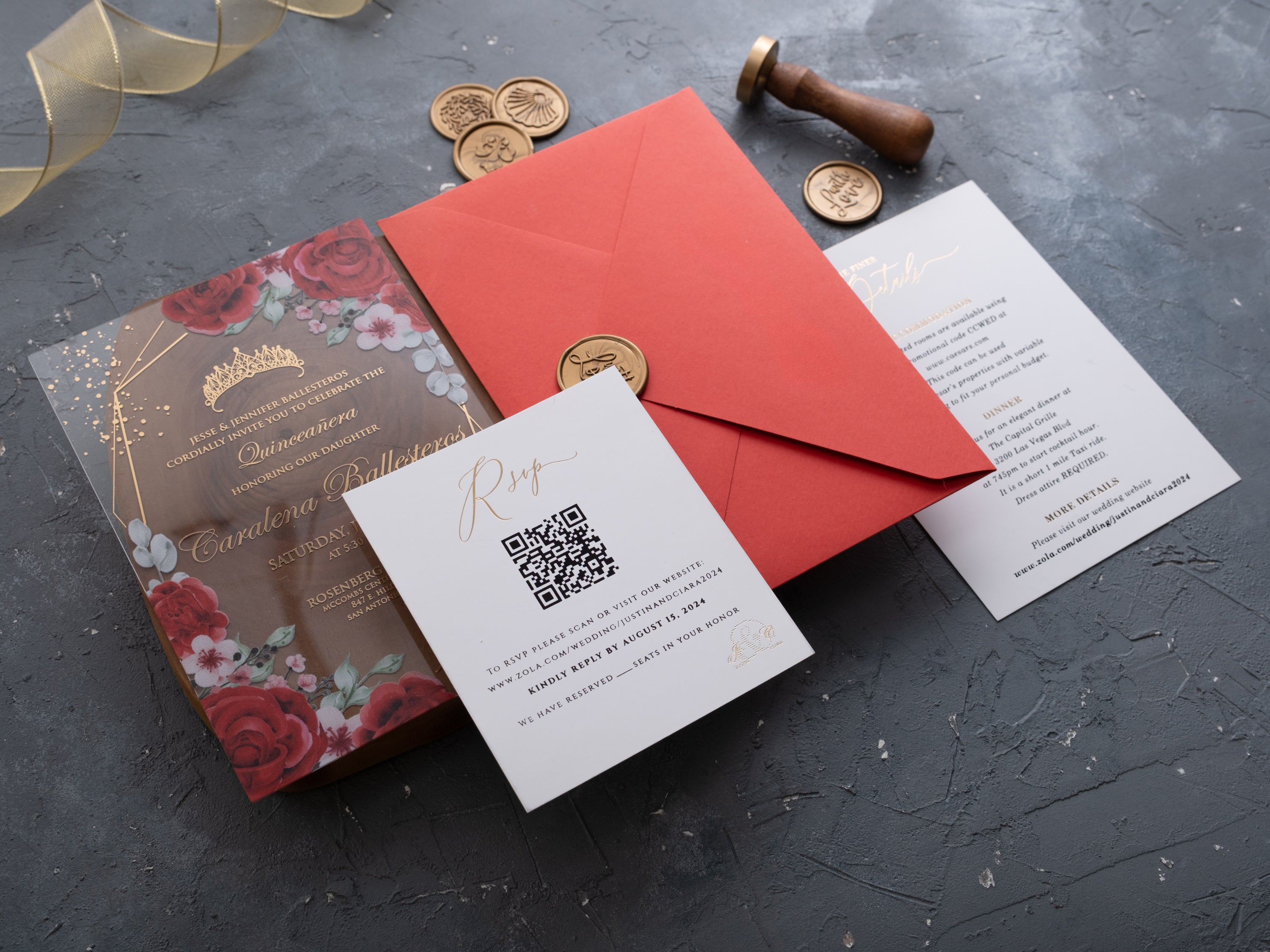 HP1414 Wedding Invitation by World of Wedding Co..