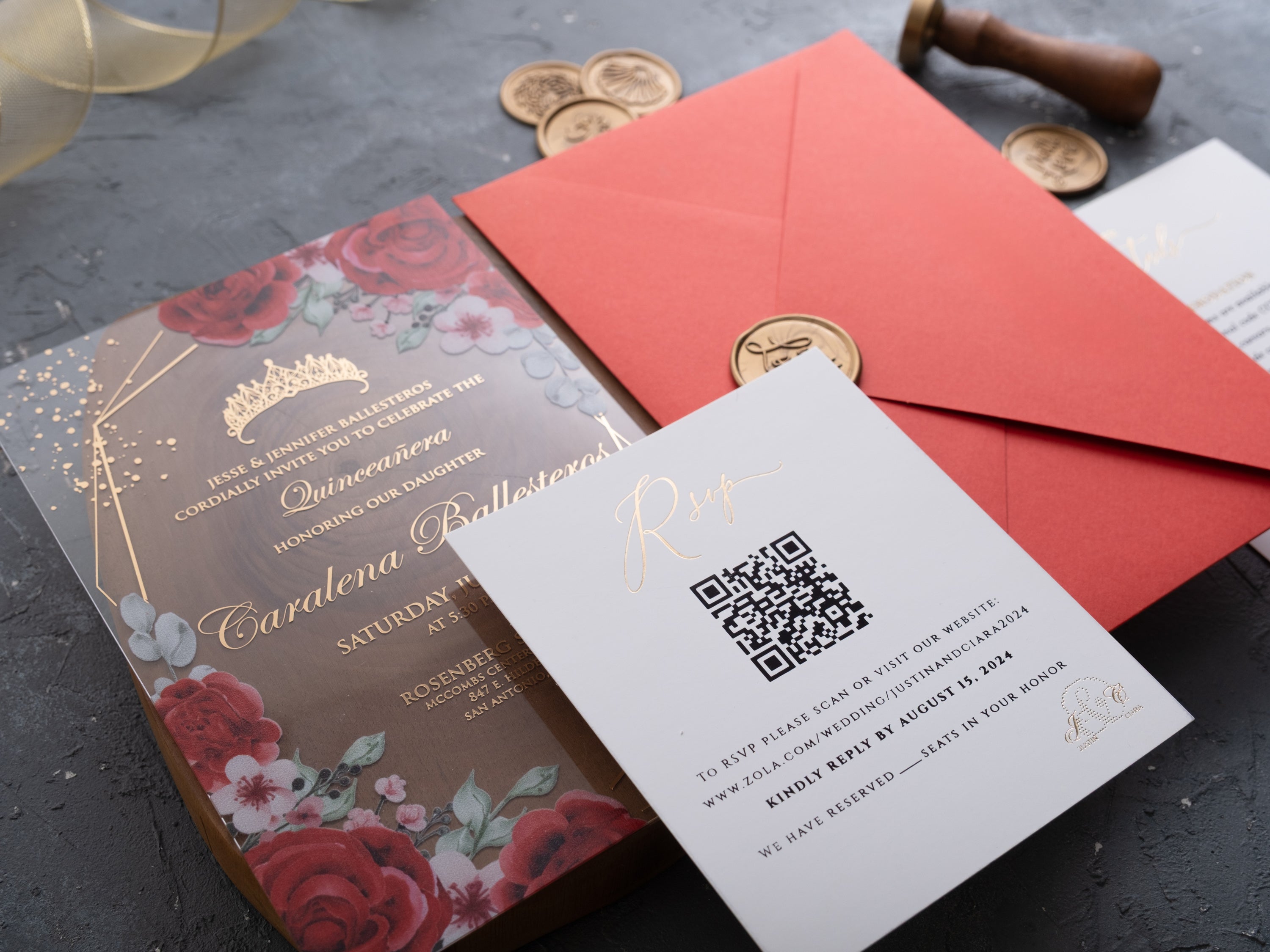 HP1414 Wedding Invitation by World of Wedding Co..