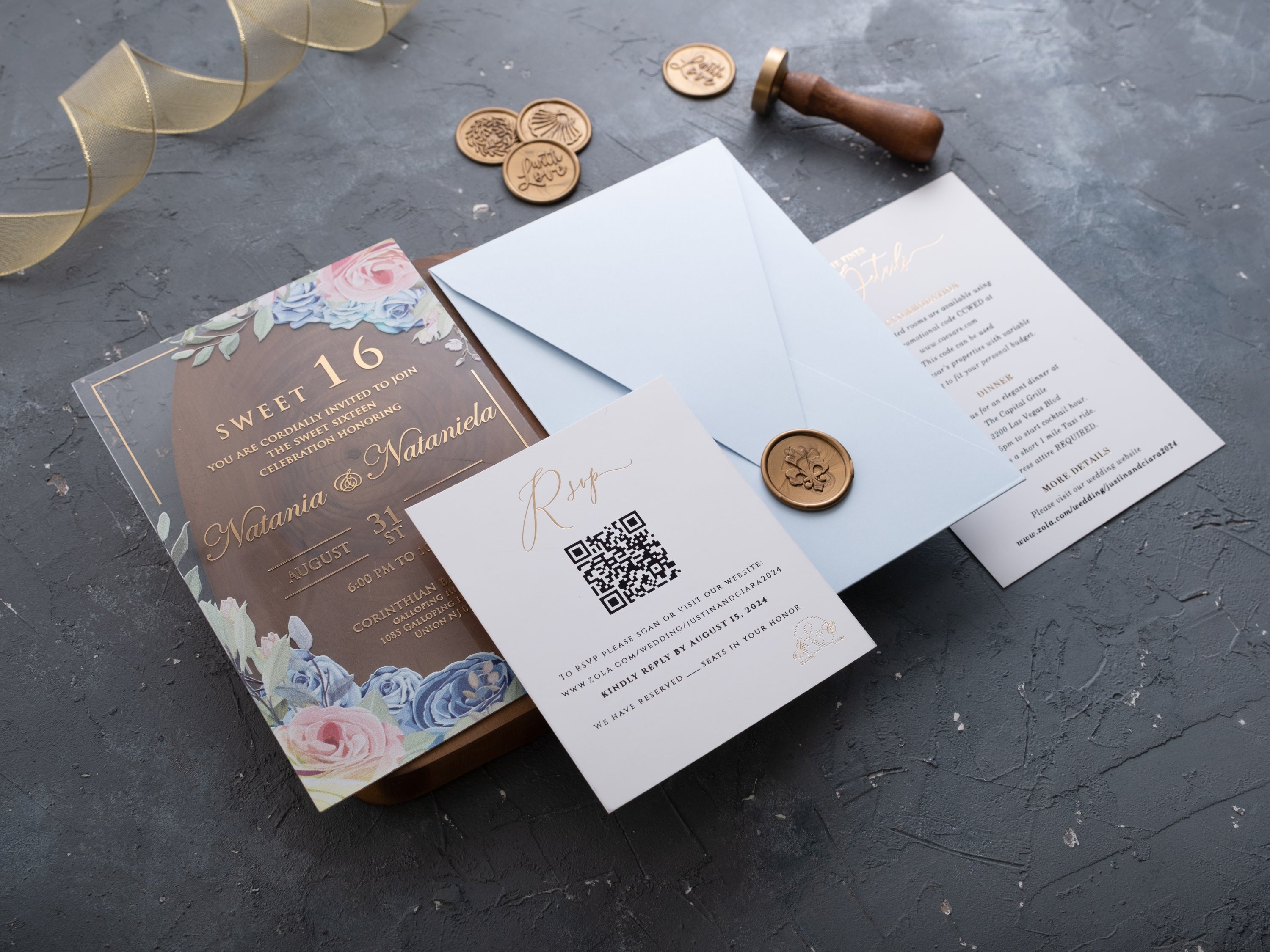 HP1417 Wedding Invitation by World of Wedding Co..