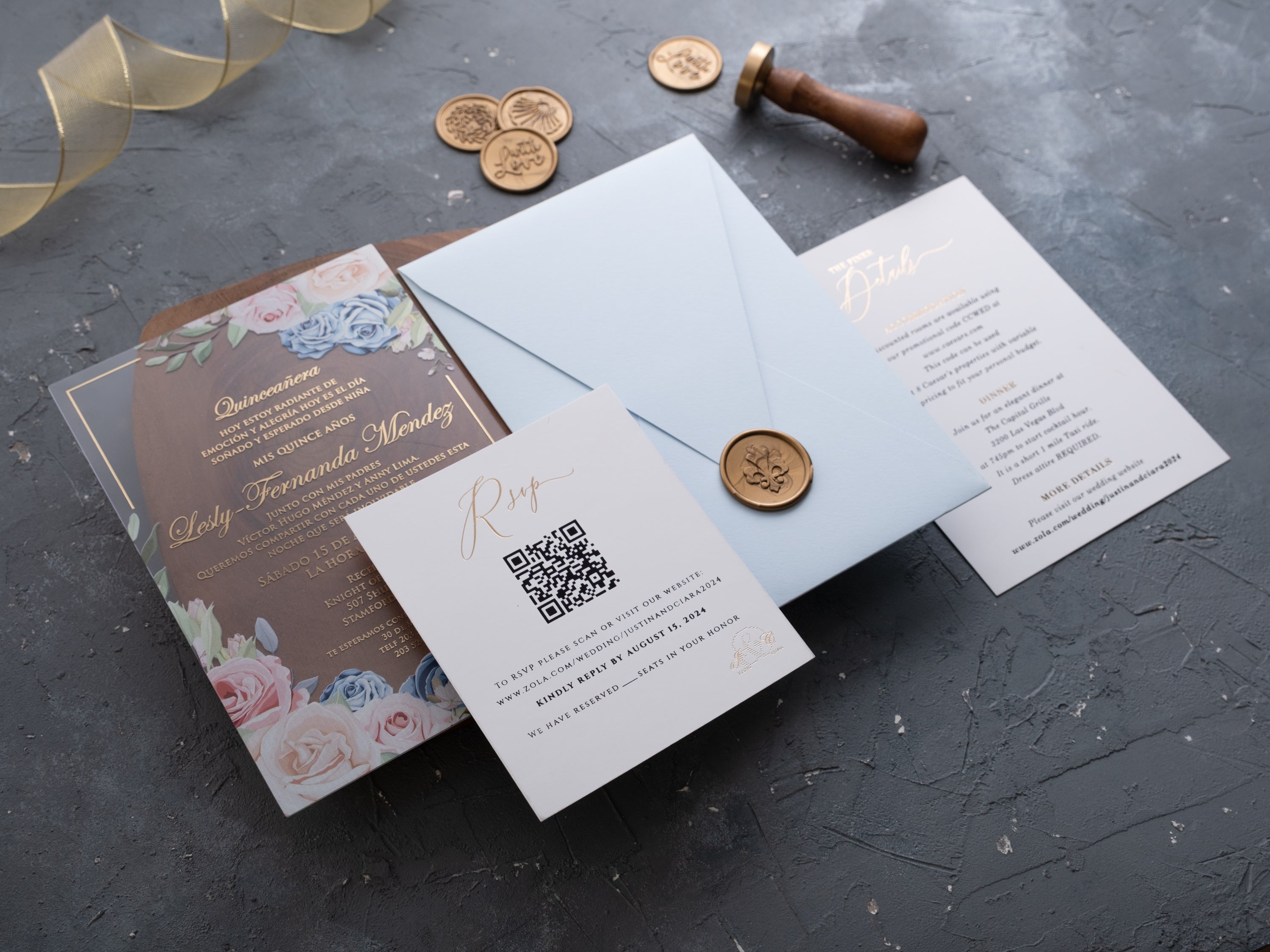 HP1418 Wedding Invitation by World of Wedding Co..