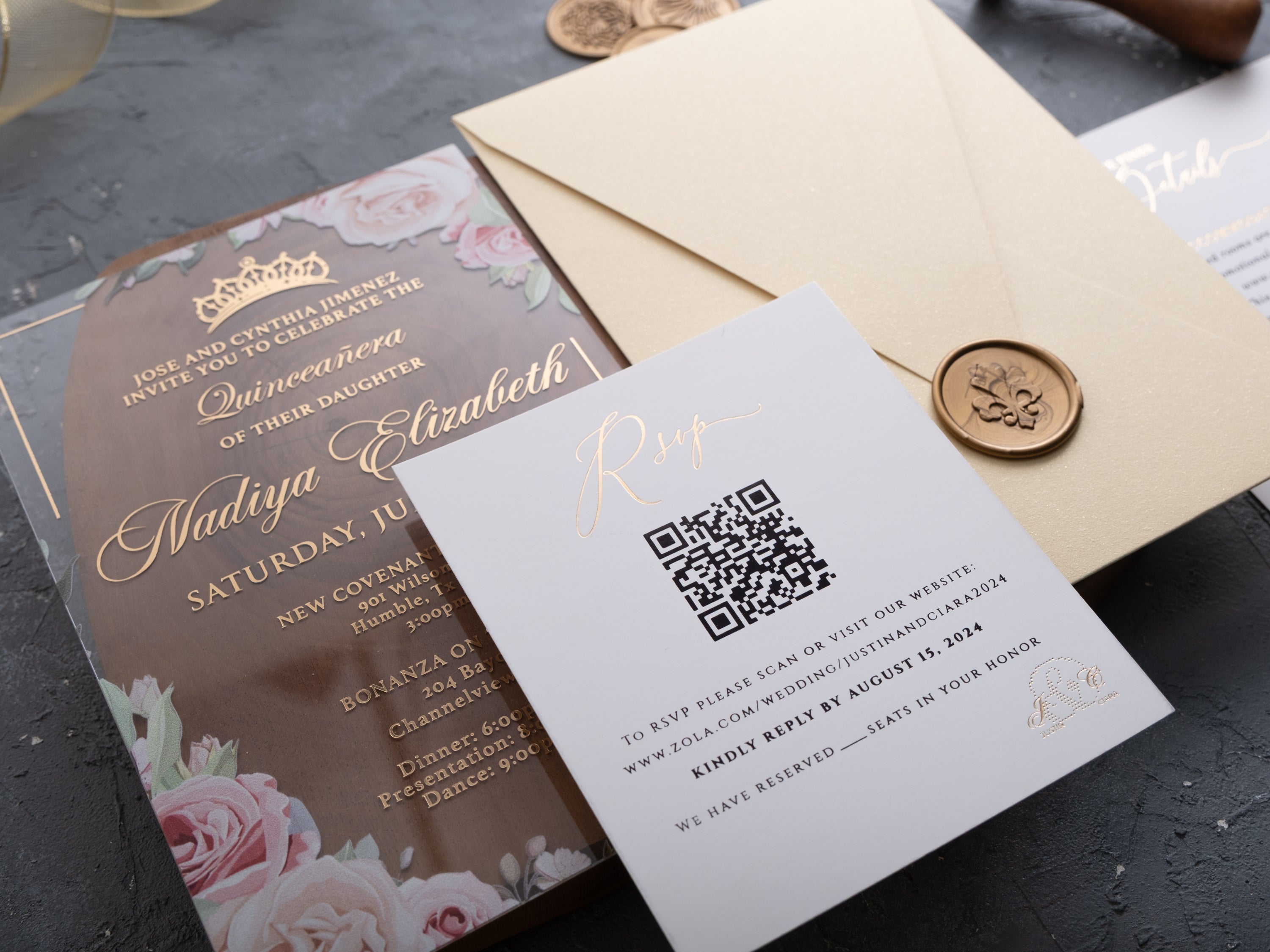 HP1420 Wedding Invitation by World of Wedding Co..