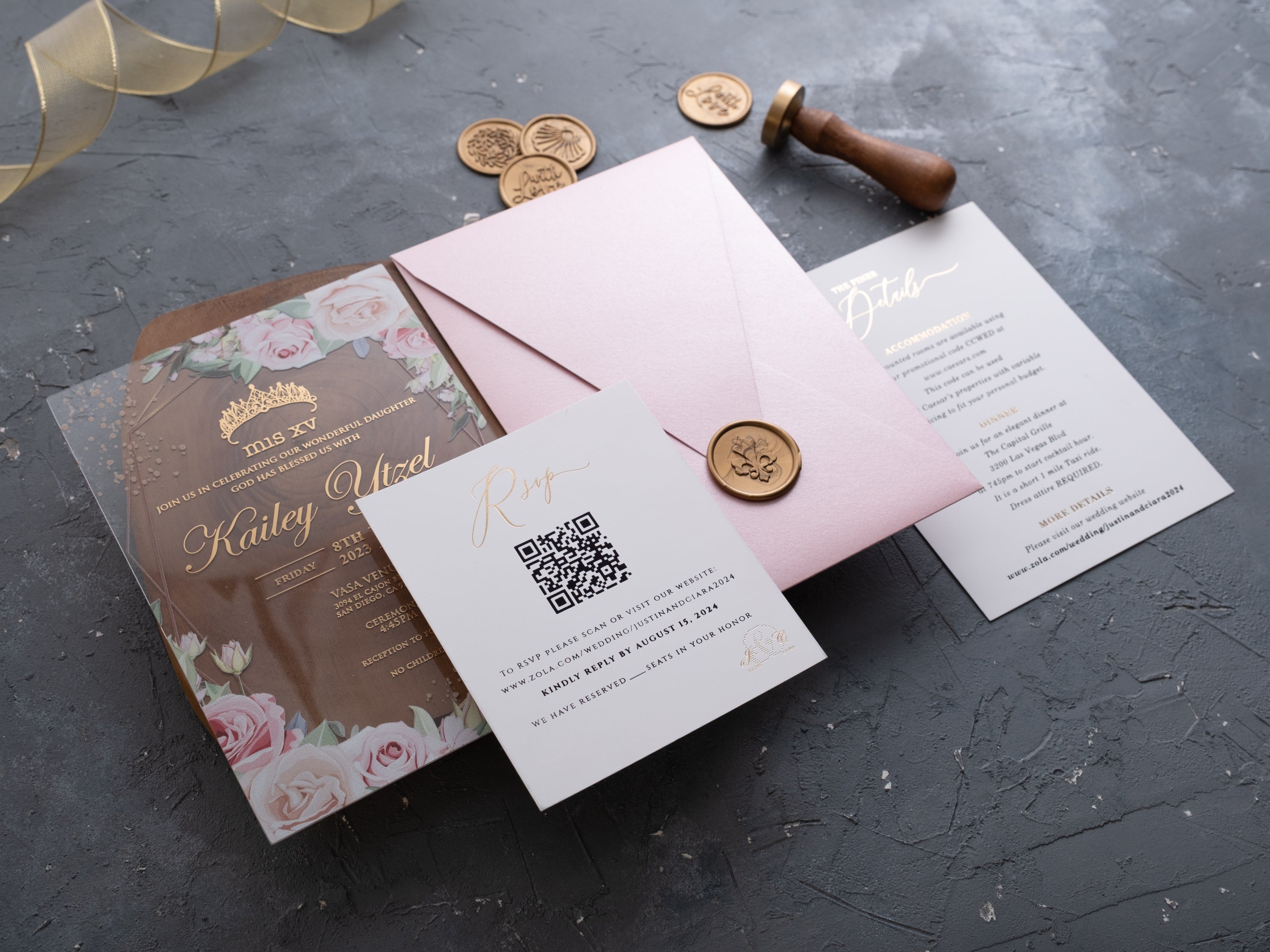 HP1422 Wedding Invitation by World of Wedding Co..