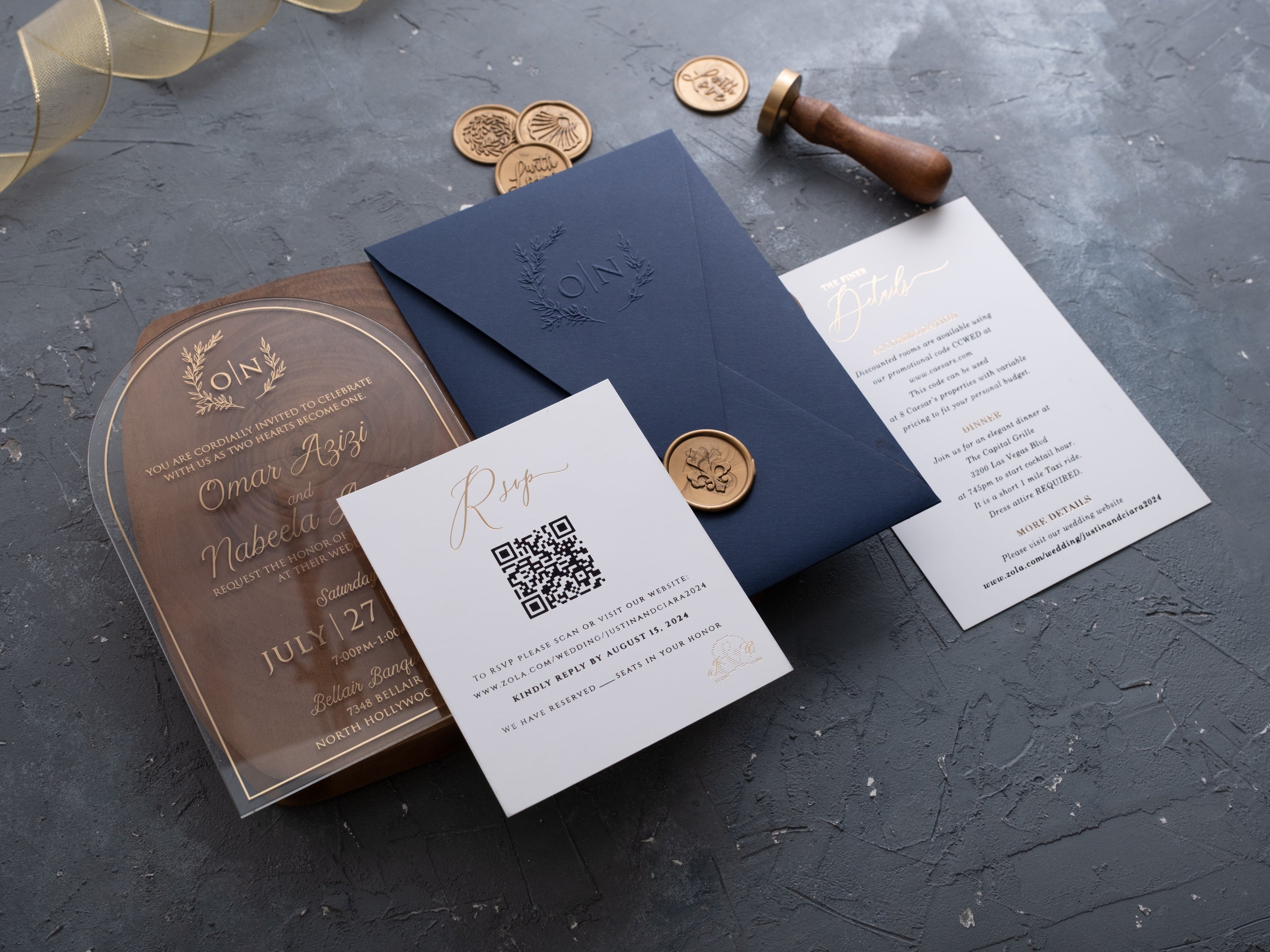 HP1424 Wedding Invitation by World of Wedding Co..