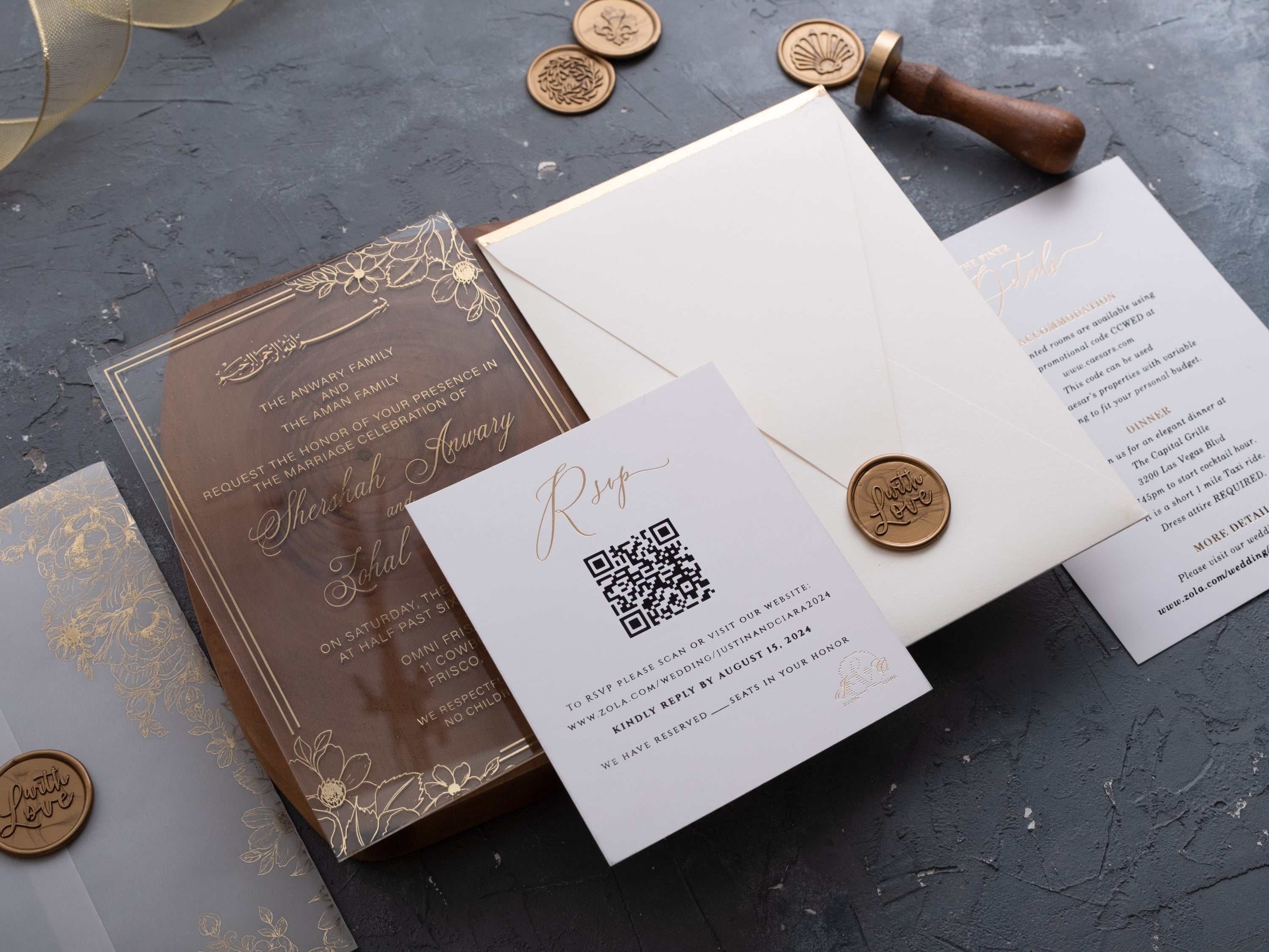 HP1431 Wedding Invitation by World of Wedding Co..