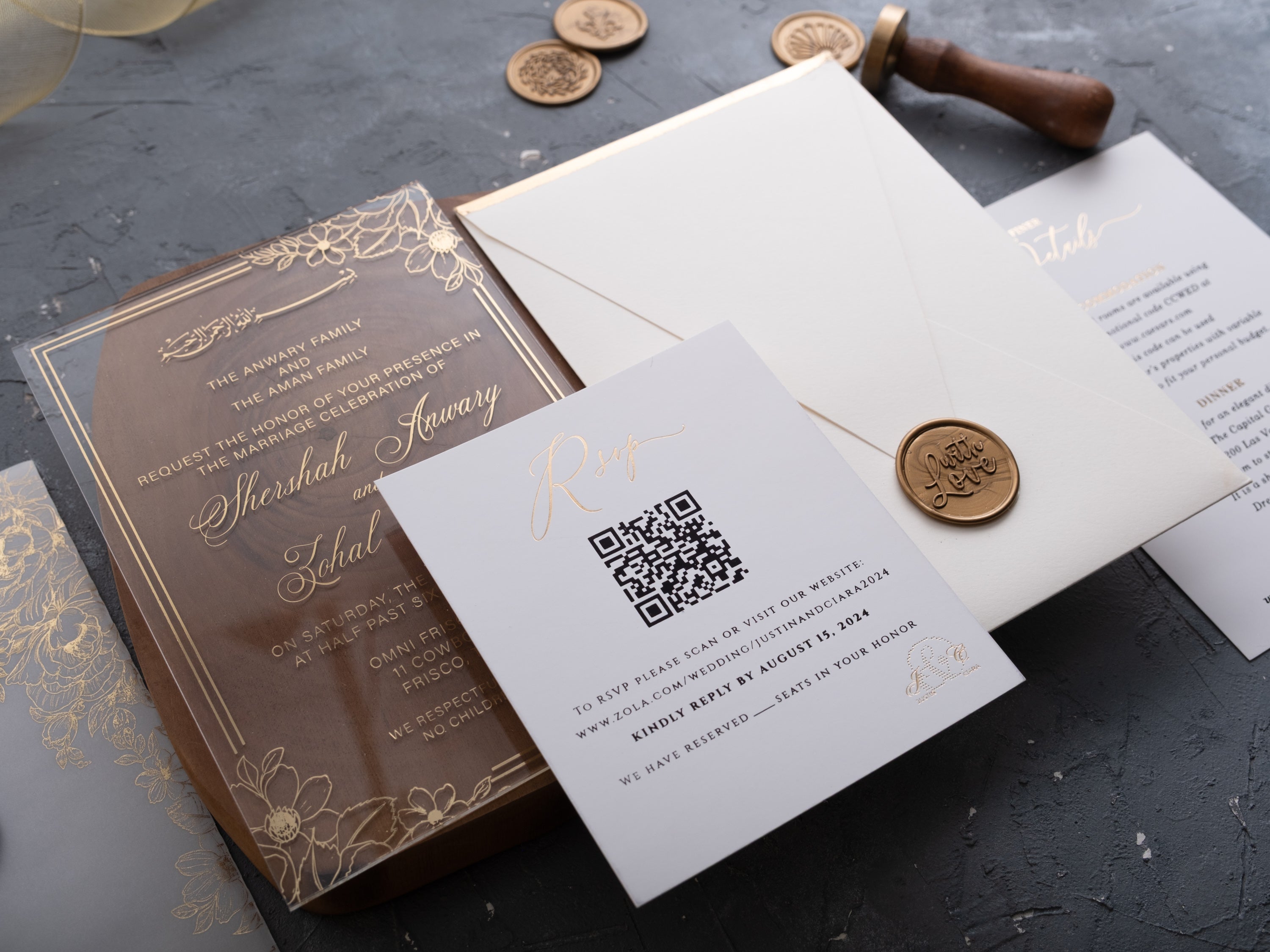 HP1431 Wedding Invitation by World of Wedding Co..