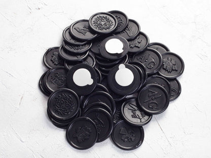 Elegant Black Wax & Seal for Your Wedding Invitations