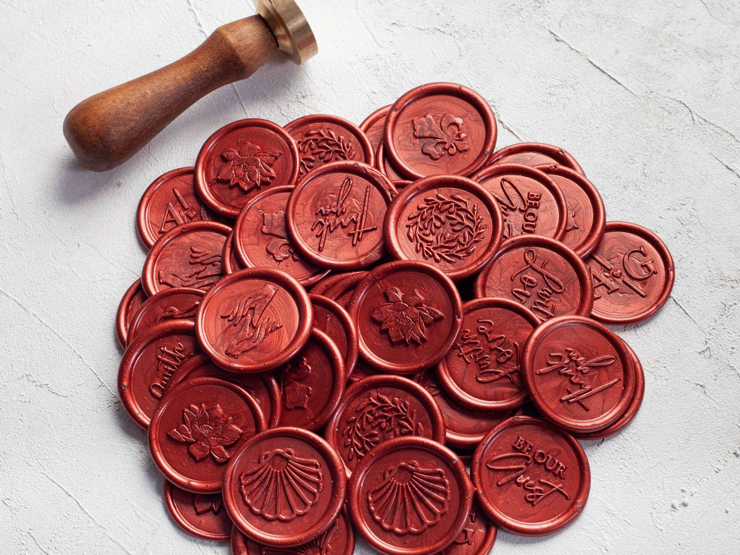 Cinnamon Wax Envelope Seal