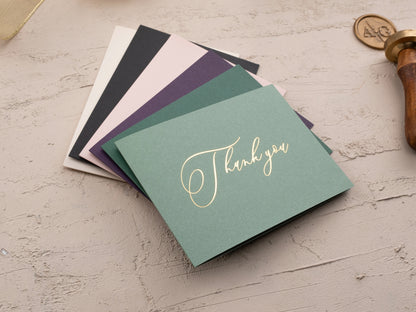 Foil Printed Thank You Card