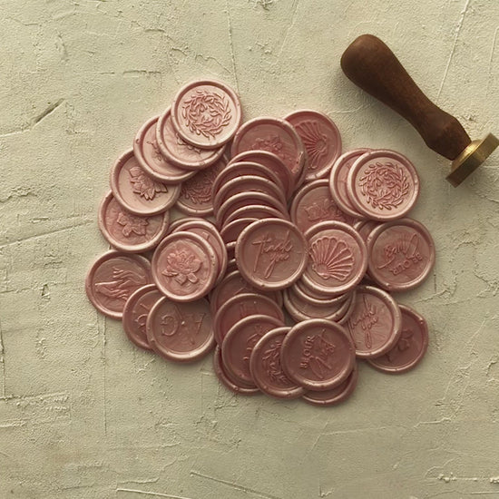 Pink wax seal video