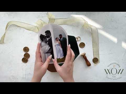 Arch & Gatefold Wedding Invitation with Photo